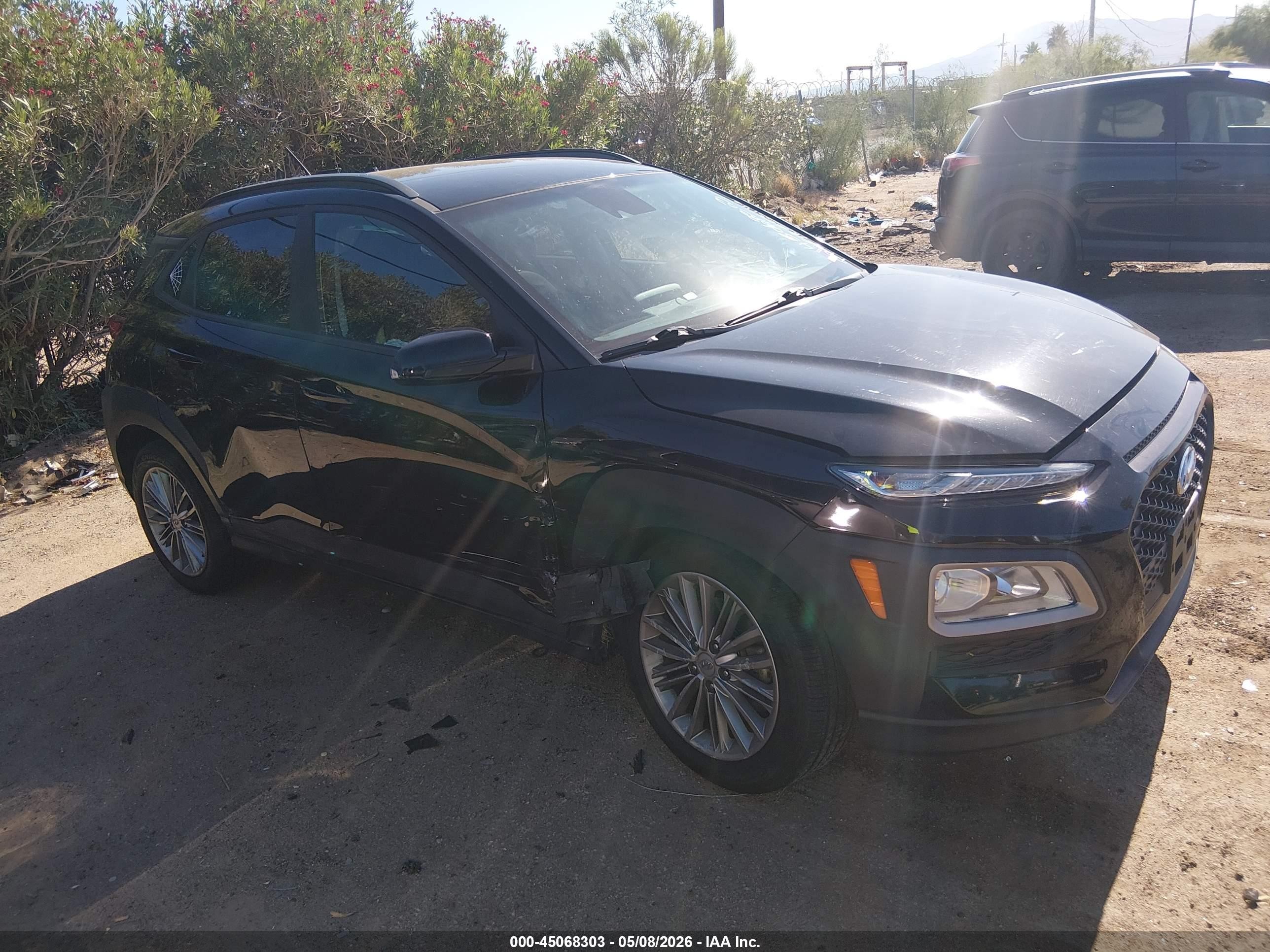 2021 Hyundai Kona Sel Black vin: KM8K2CAAXMU730617