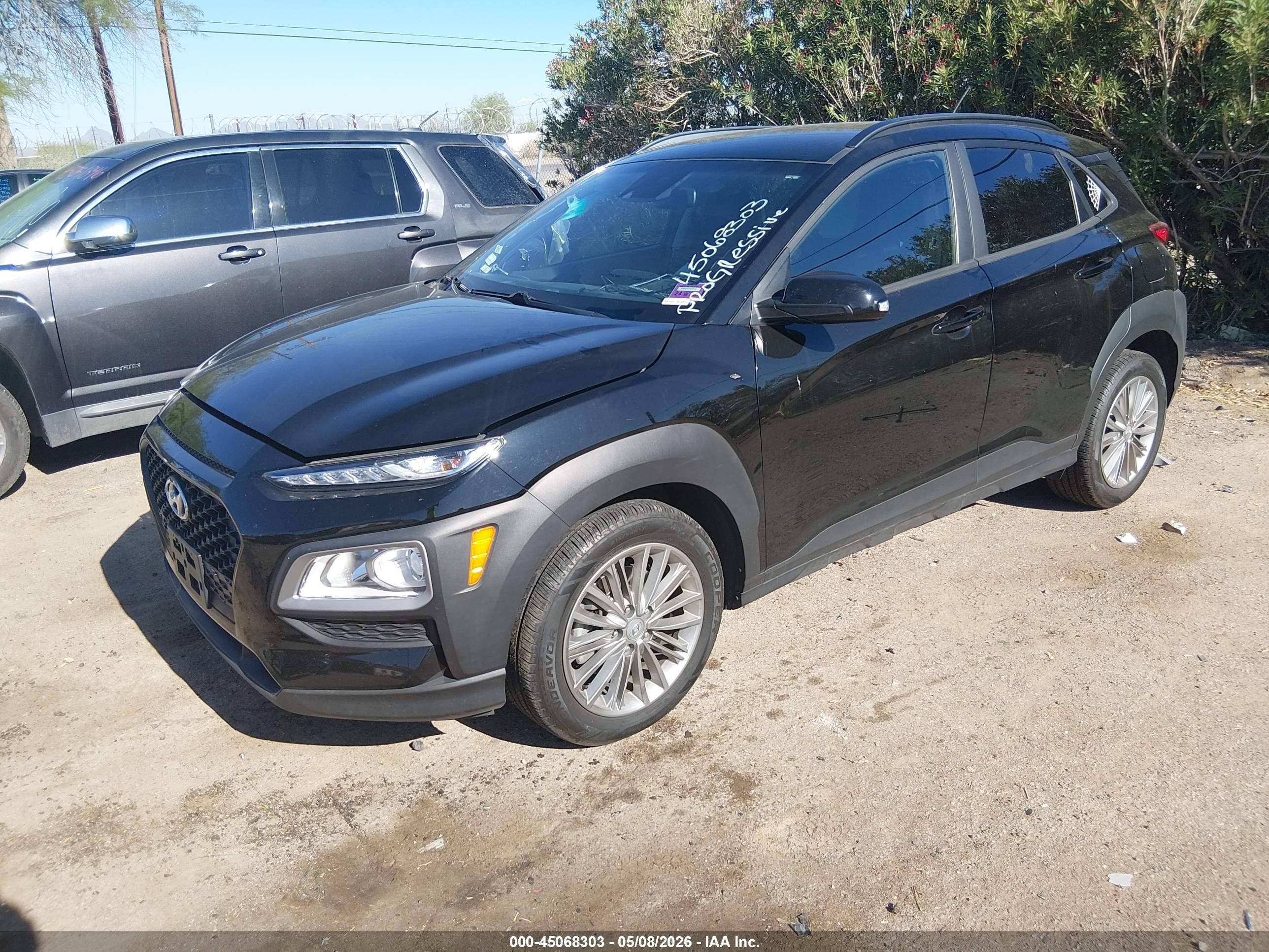2021 Hyundai Kona Sel Black vin: KM8K2CAAXMU730617