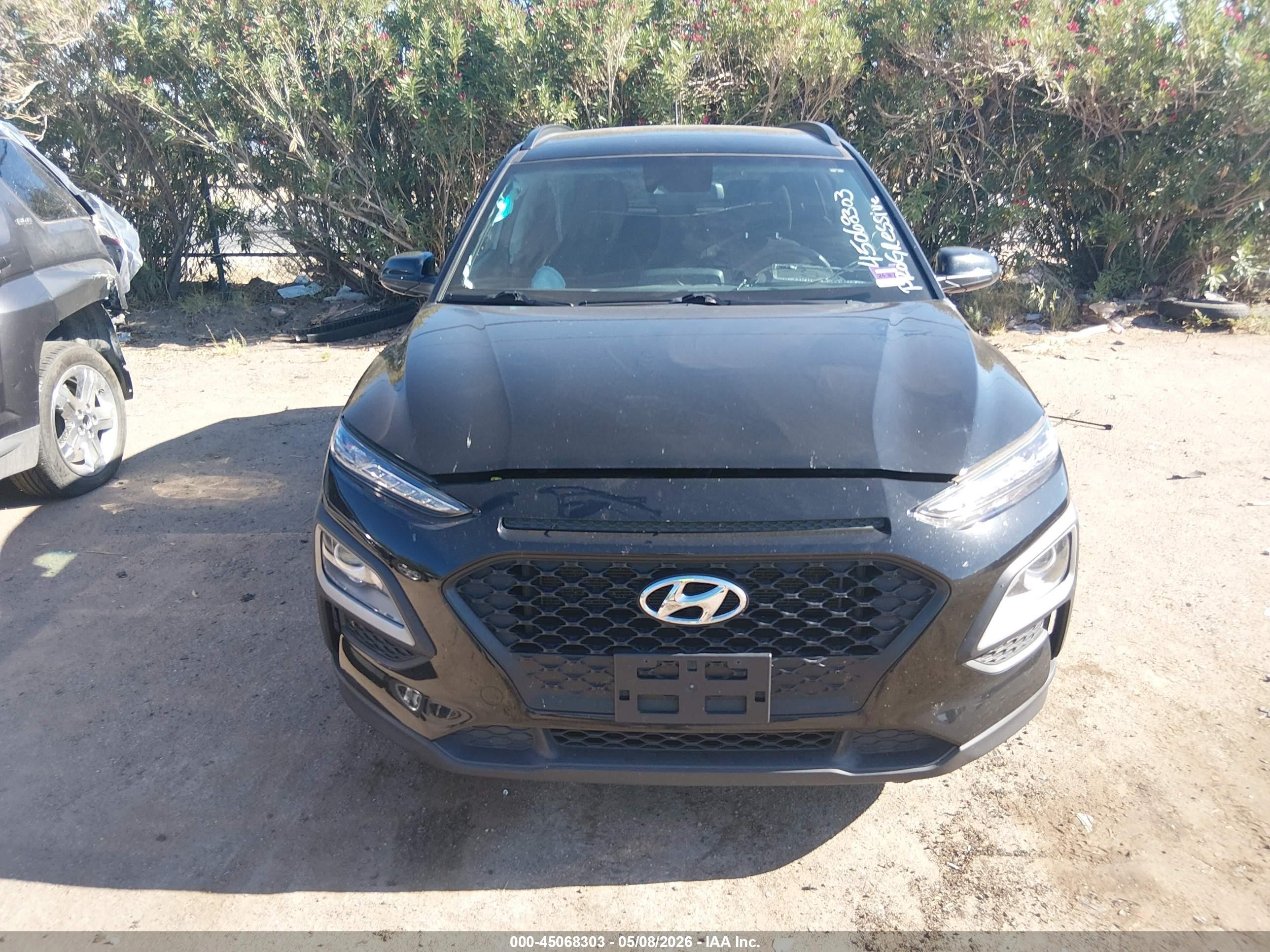 2021 Hyundai Kona Sel Black vin: KM8K2CAAXMU730617