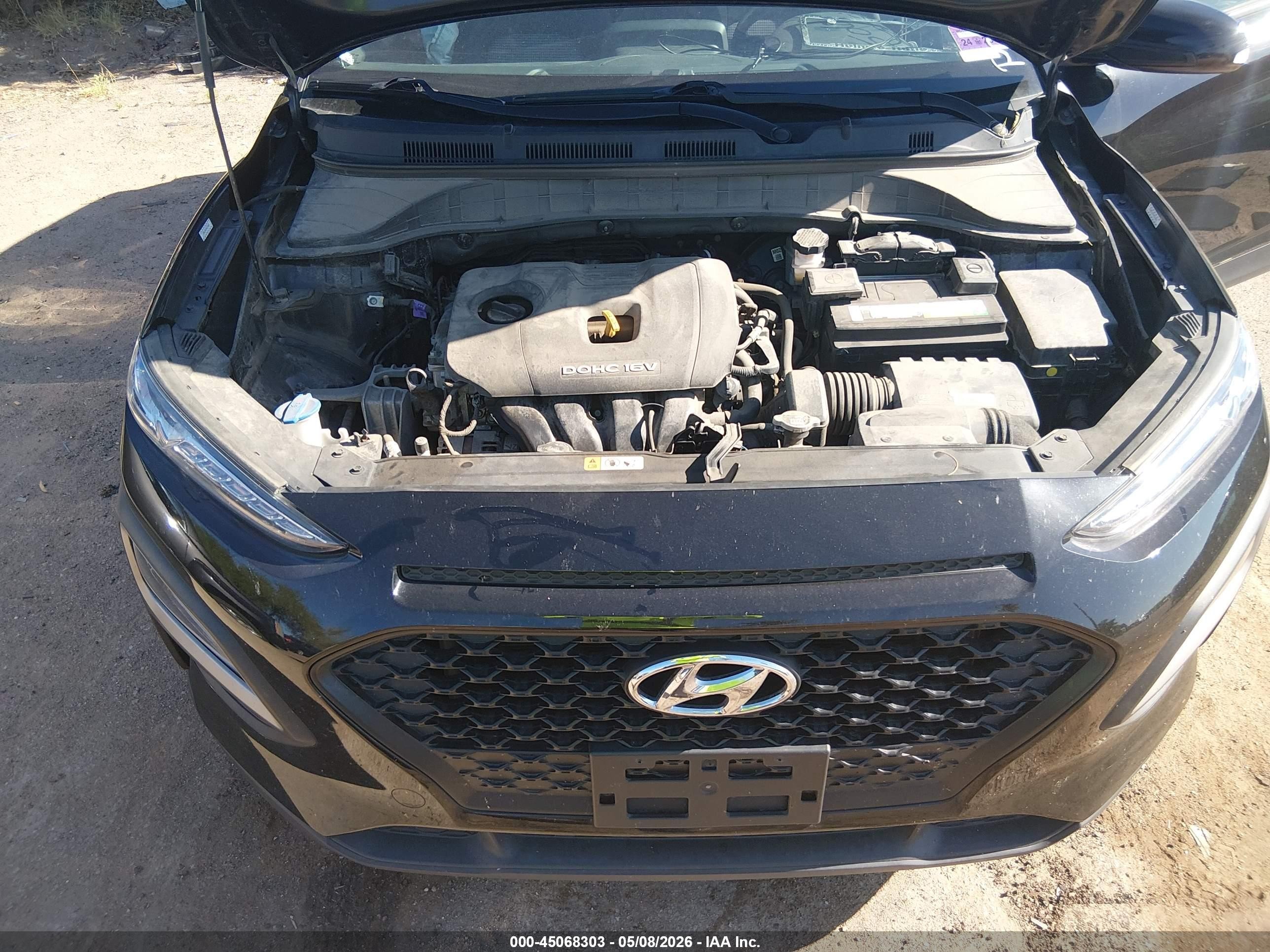 2021 Hyundai Kona Sel Black vin: KM8K2CAAXMU730617
