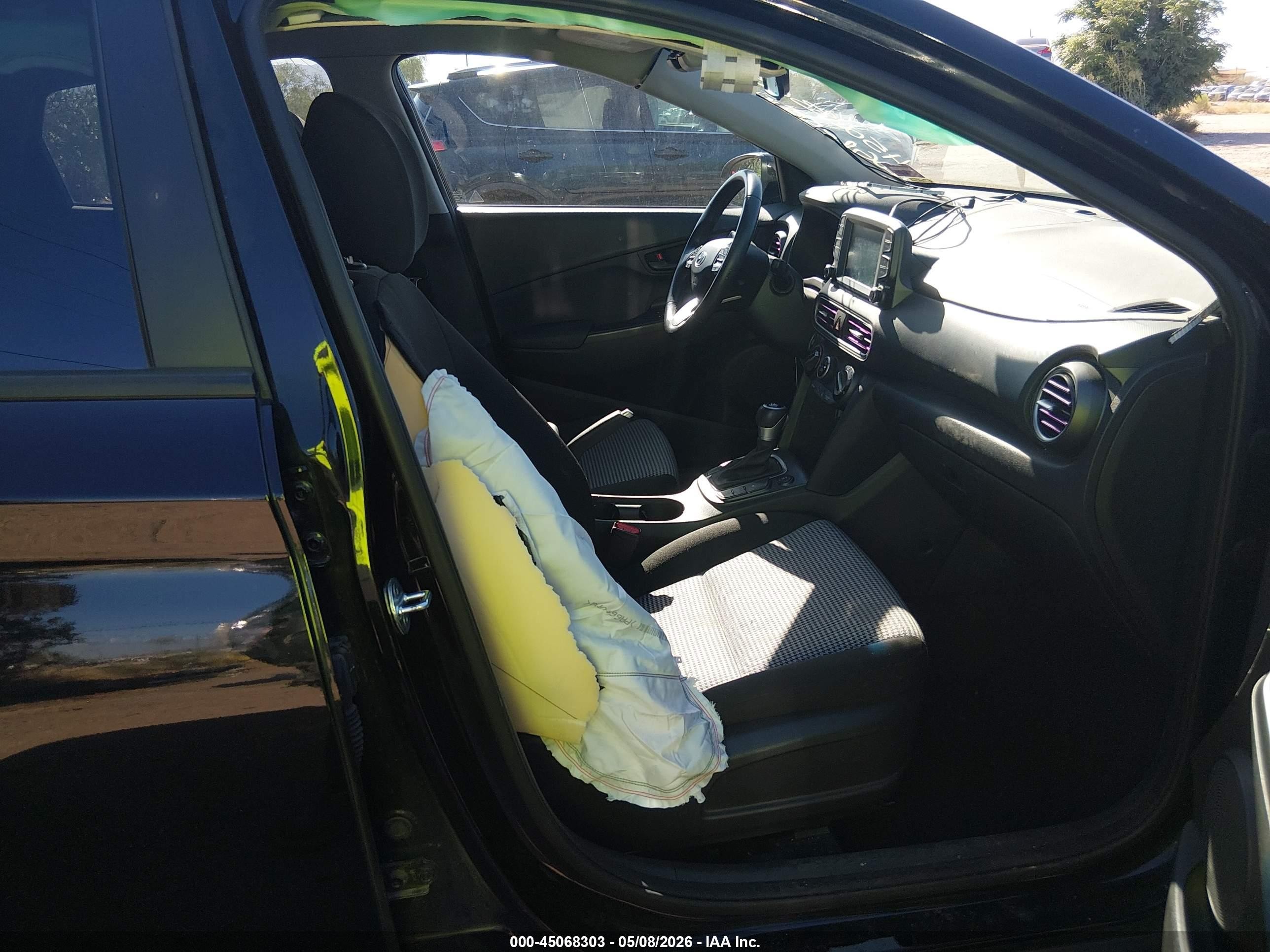 2021 Hyundai Kona Sel Black vin: KM8K2CAAXMU730617