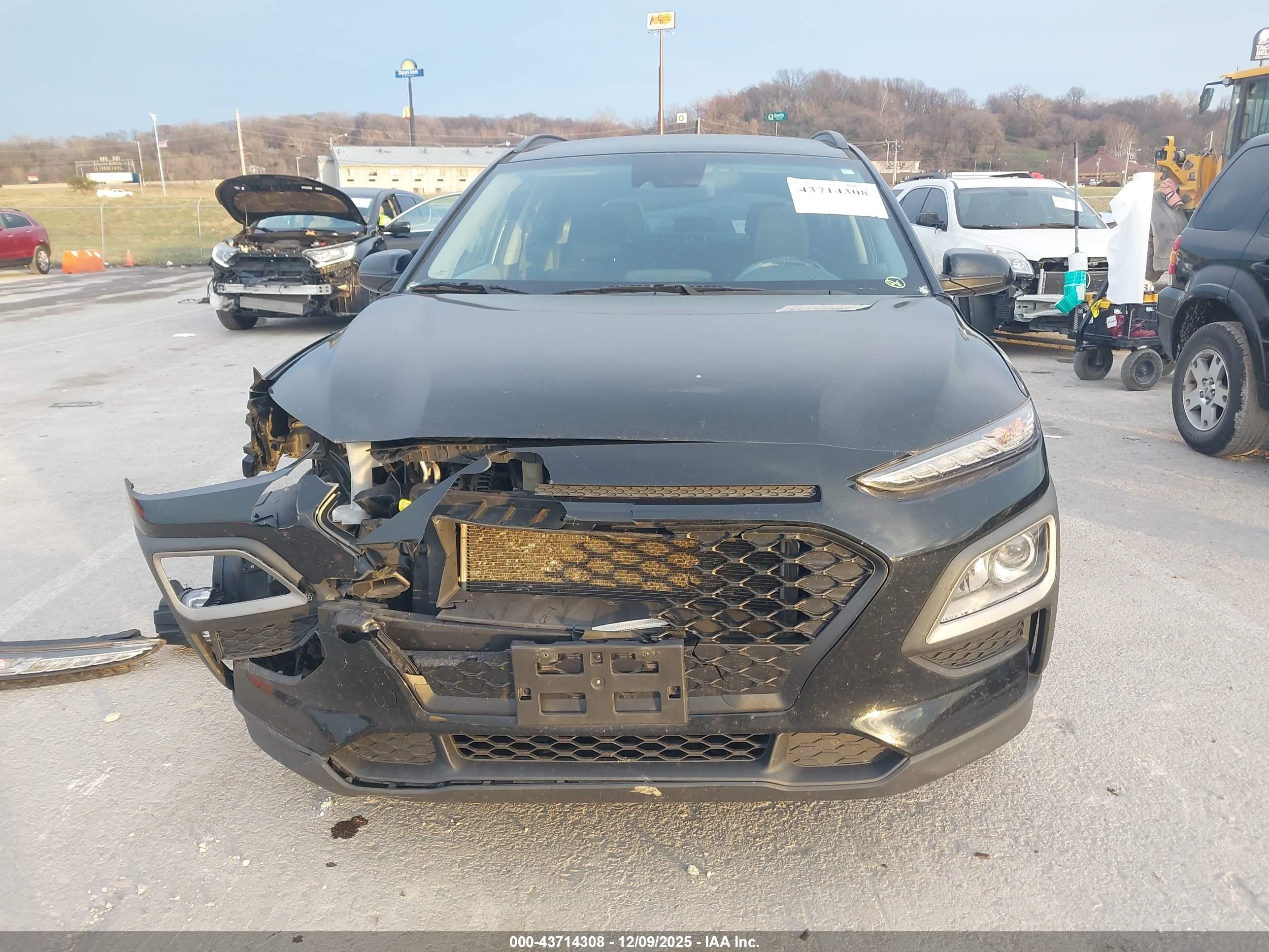 2021 Hyundai Kona Sel Black vin: KM8K2CAAXMU733890