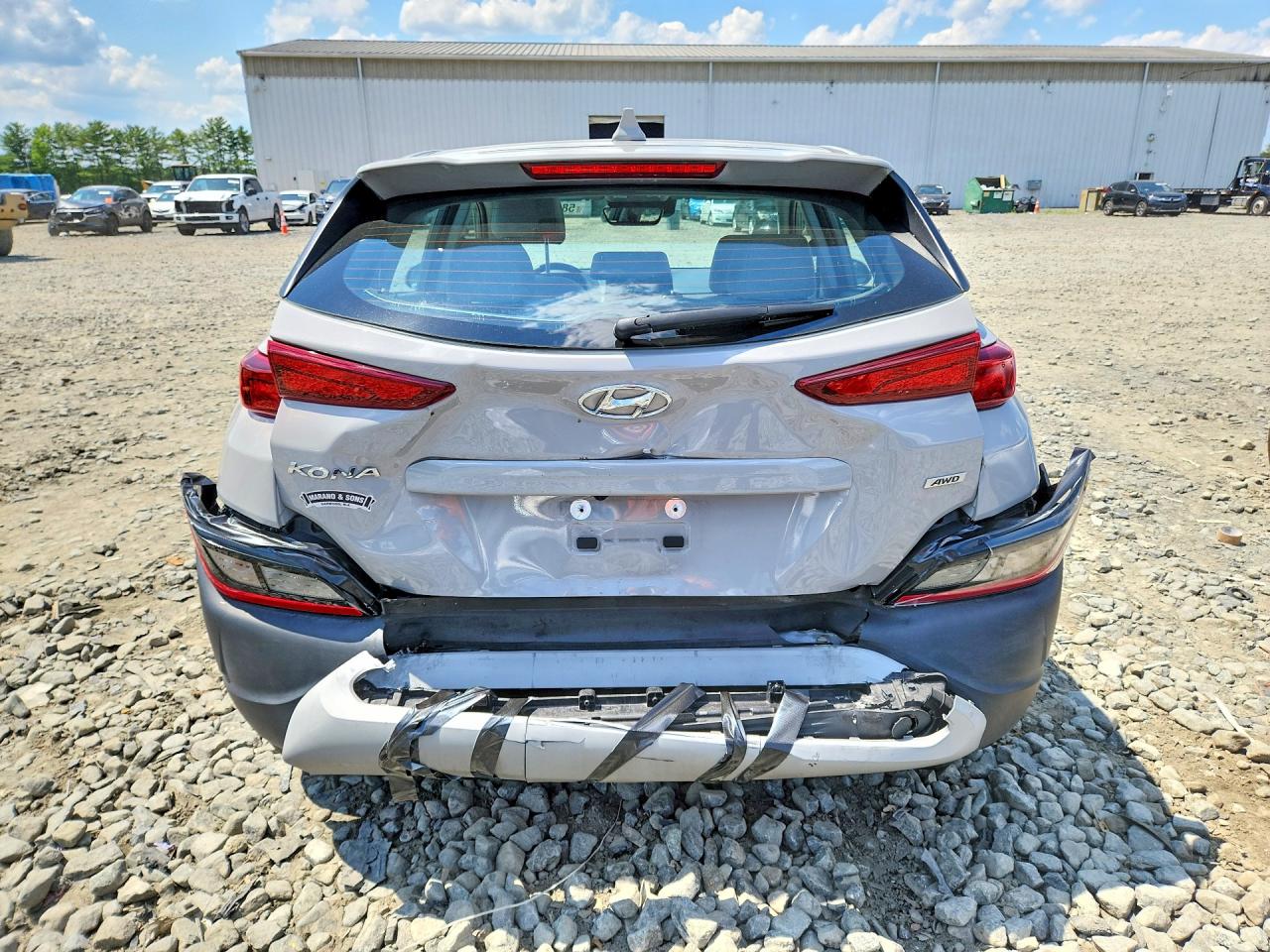 2023 Hyundai Kona Se Gray vin: KM8K2CAB2PU004022