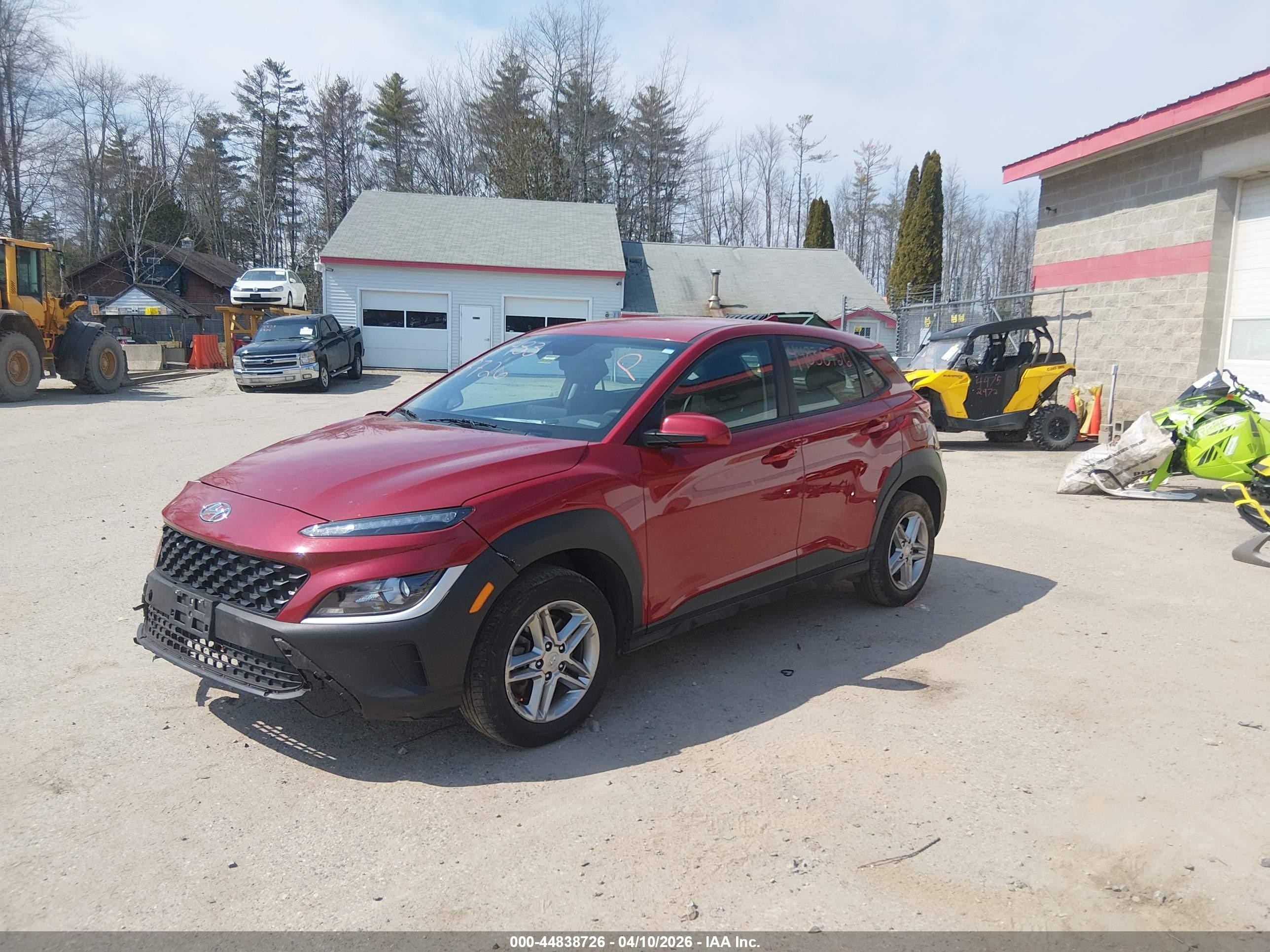 2022 Hyundai Kona Se Red vin: KM8K2CAB5NU865935