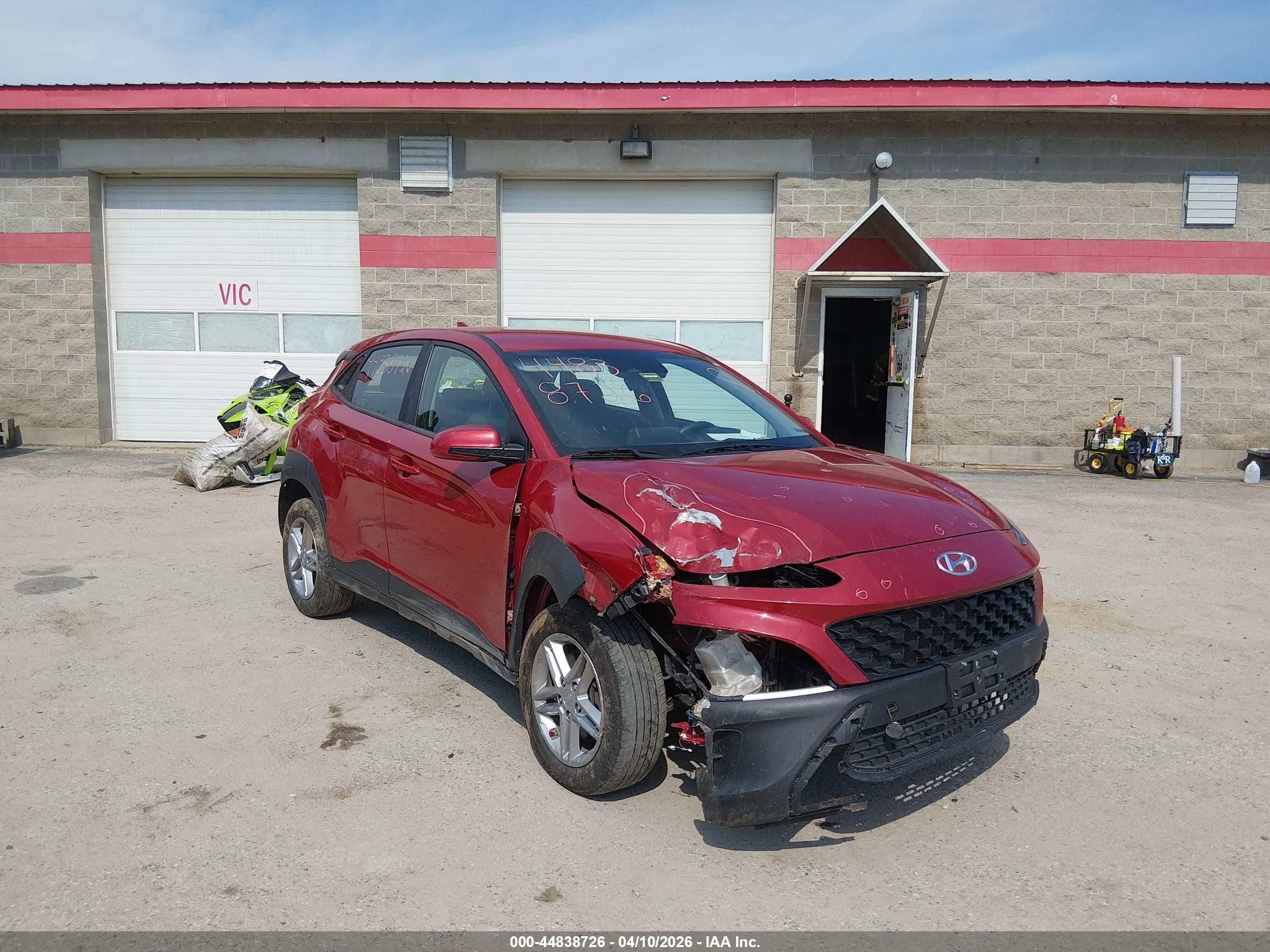 2022 Hyundai Kona Se Red vin: KM8K2CAB5NU865935