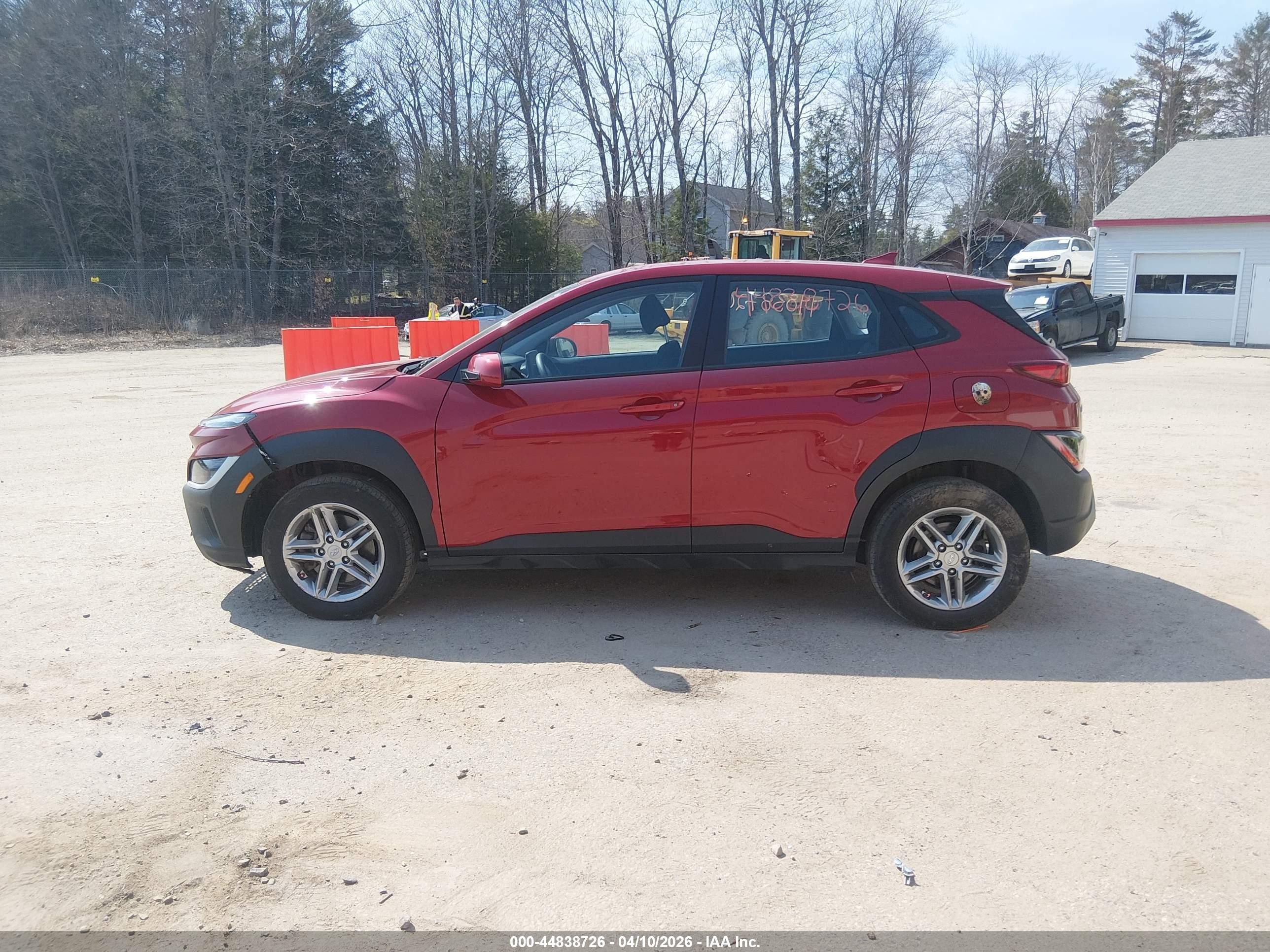 2022 Hyundai Kona Se Red vin: KM8K2CAB5NU865935