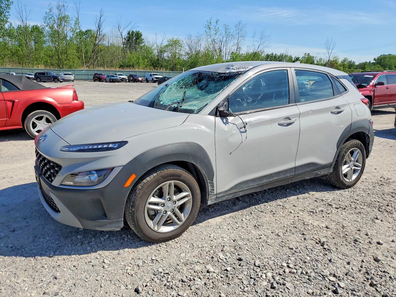 2023 Hyundai Kona Se Silver vin: KM8K2CAB5PU021381
