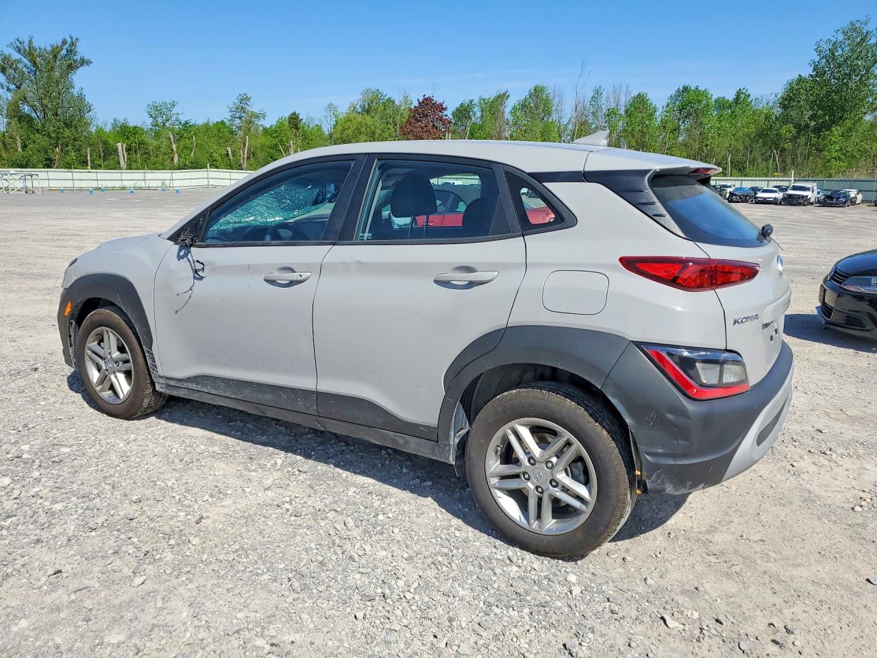 2023 Hyundai Kona Se Silver vin: KM8K2CAB5PU021381
