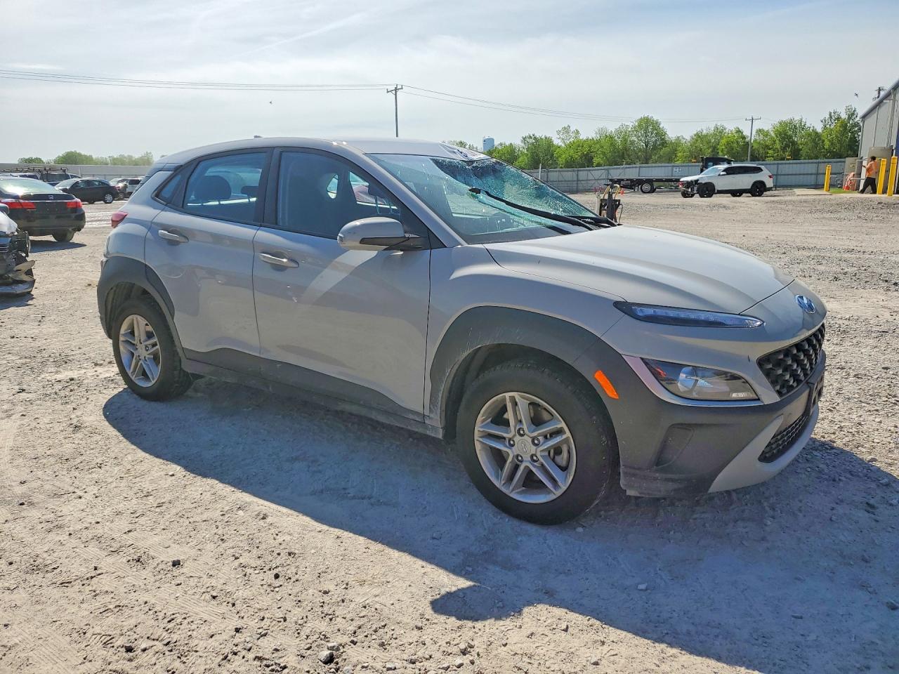 2023 Hyundai Kona Se Silver vin: KM8K2CAB5PU021381