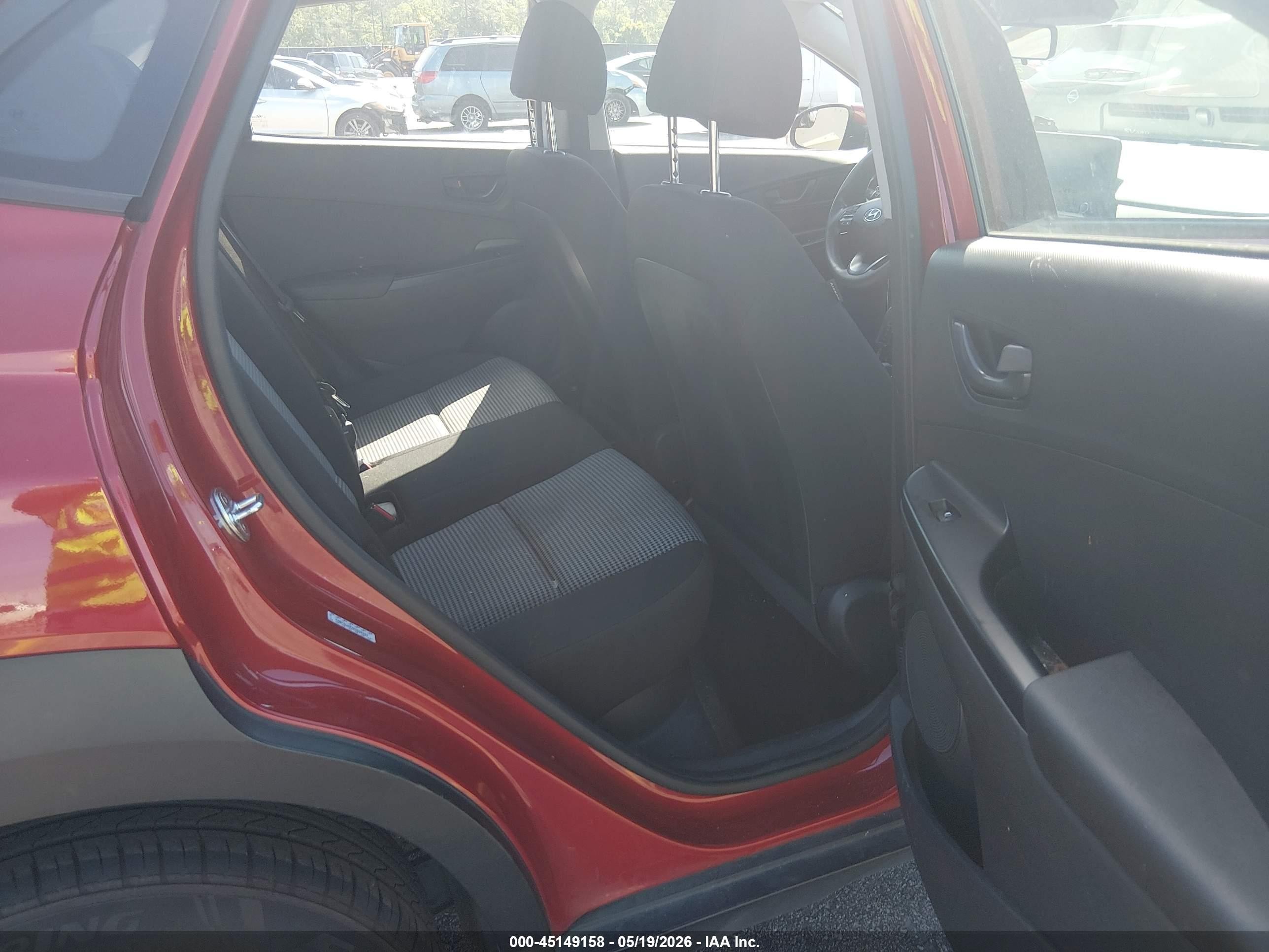 2022 Hyundai Kona Se Red vin: KM8K2CAB7NU838297