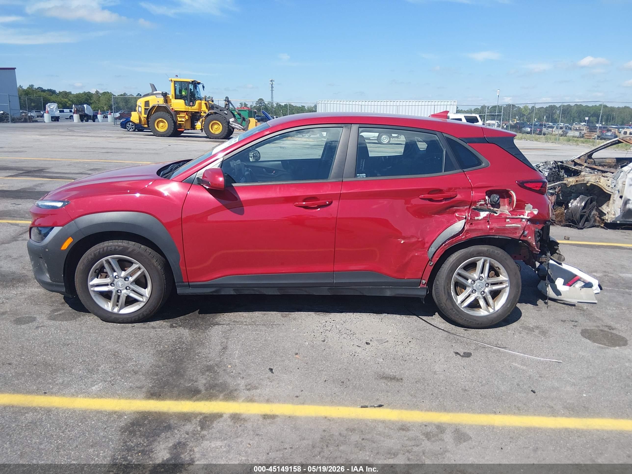 2022 Hyundai Kona Se Red vin: KM8K2CAB7NU838297