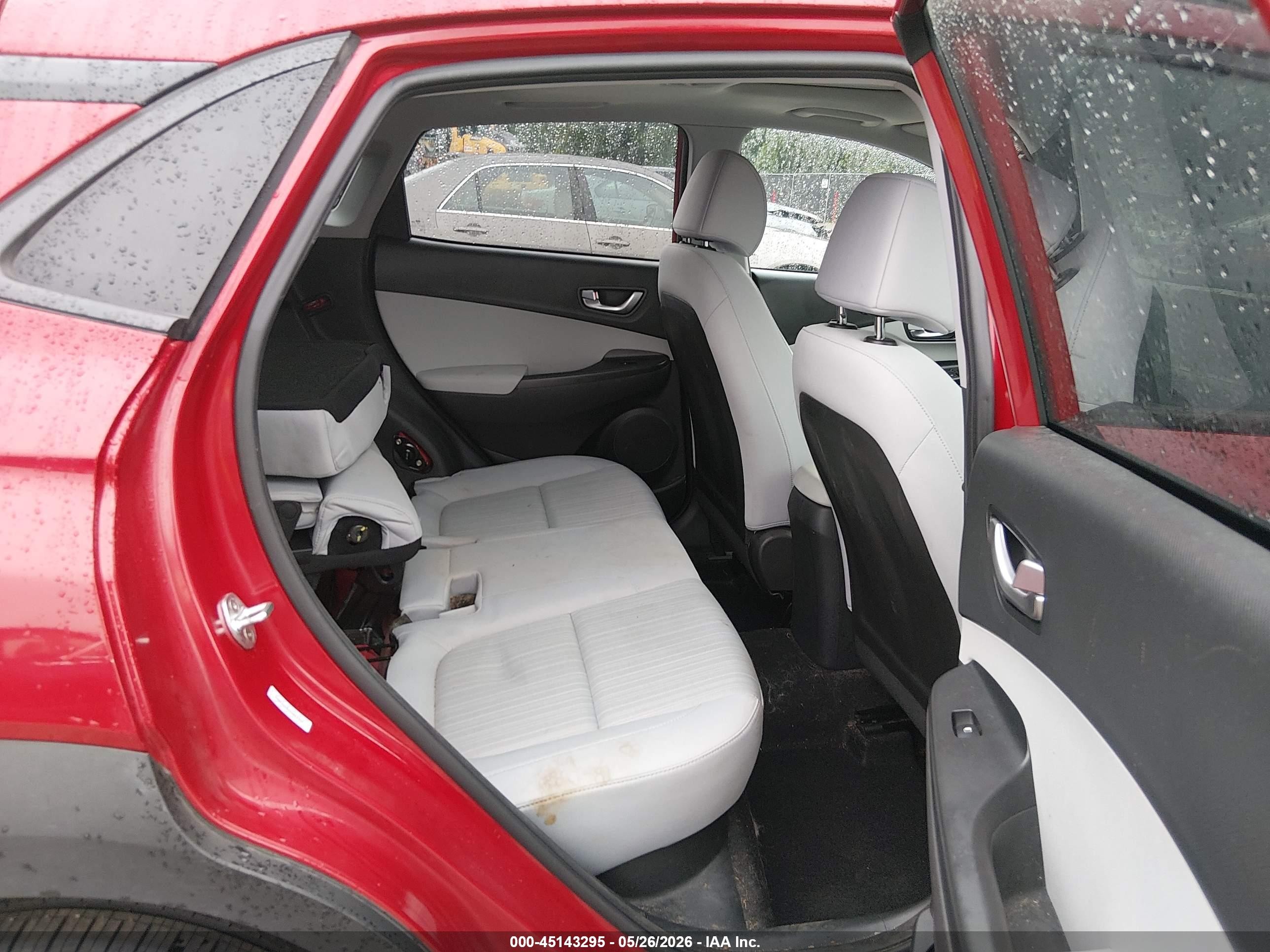 2022 Hyundai Kona Sel Red vin: KM8K32AB2NU863356