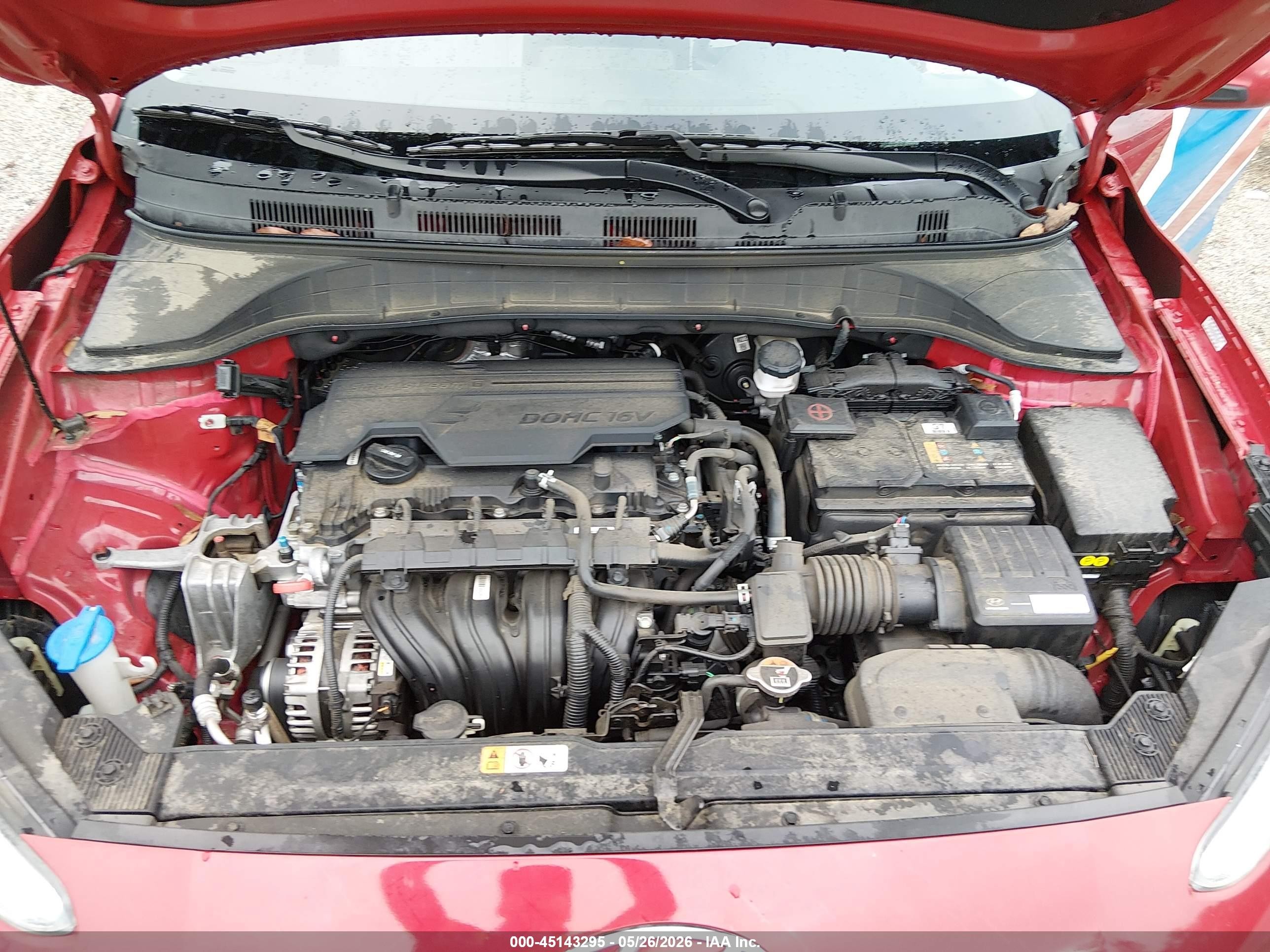 2022 Hyundai Kona Sel Red vin: KM8K32AB2NU863356