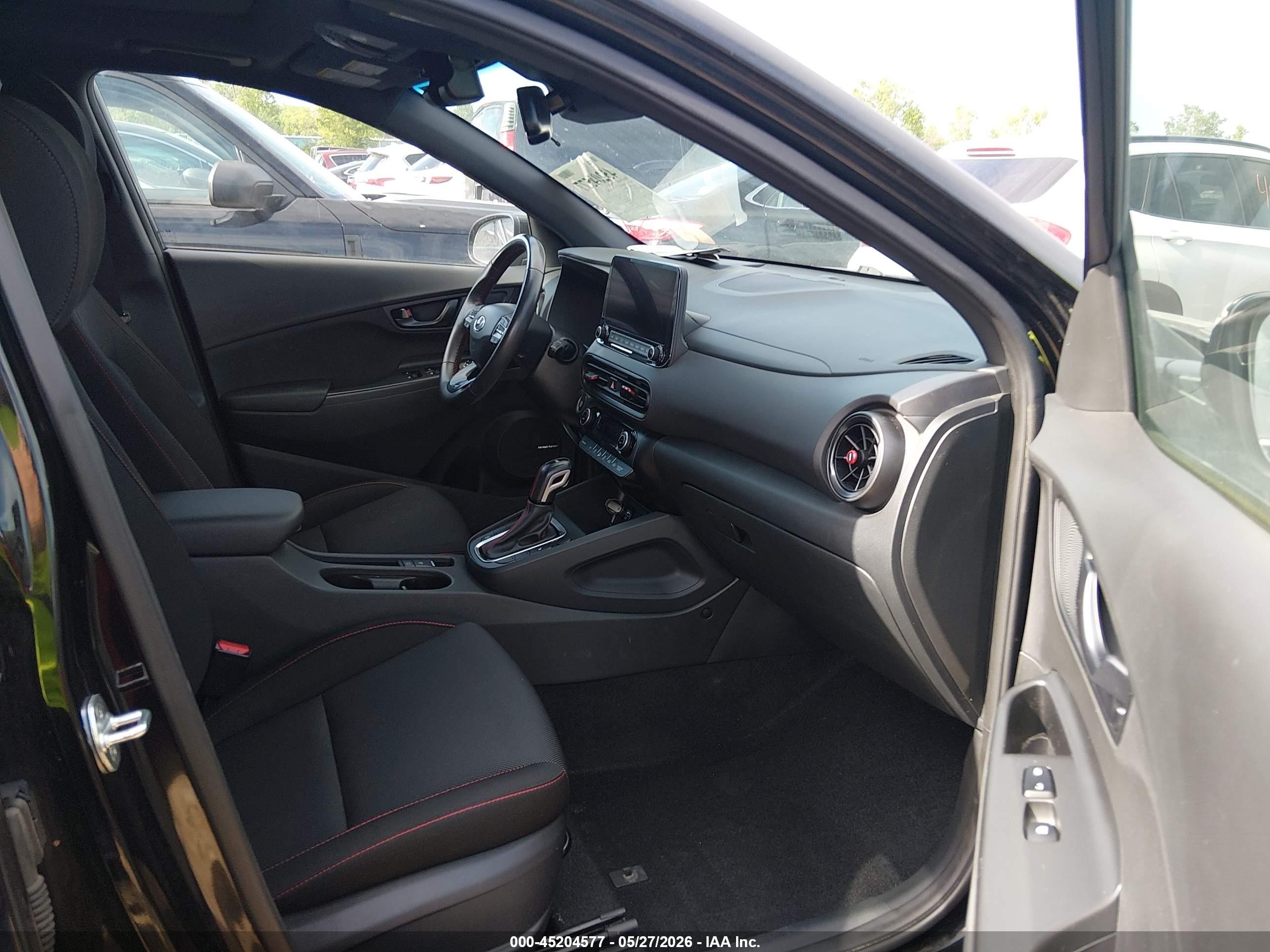 2022 Hyundai Kona N Line Черный vin: KM8K33A31NU841203