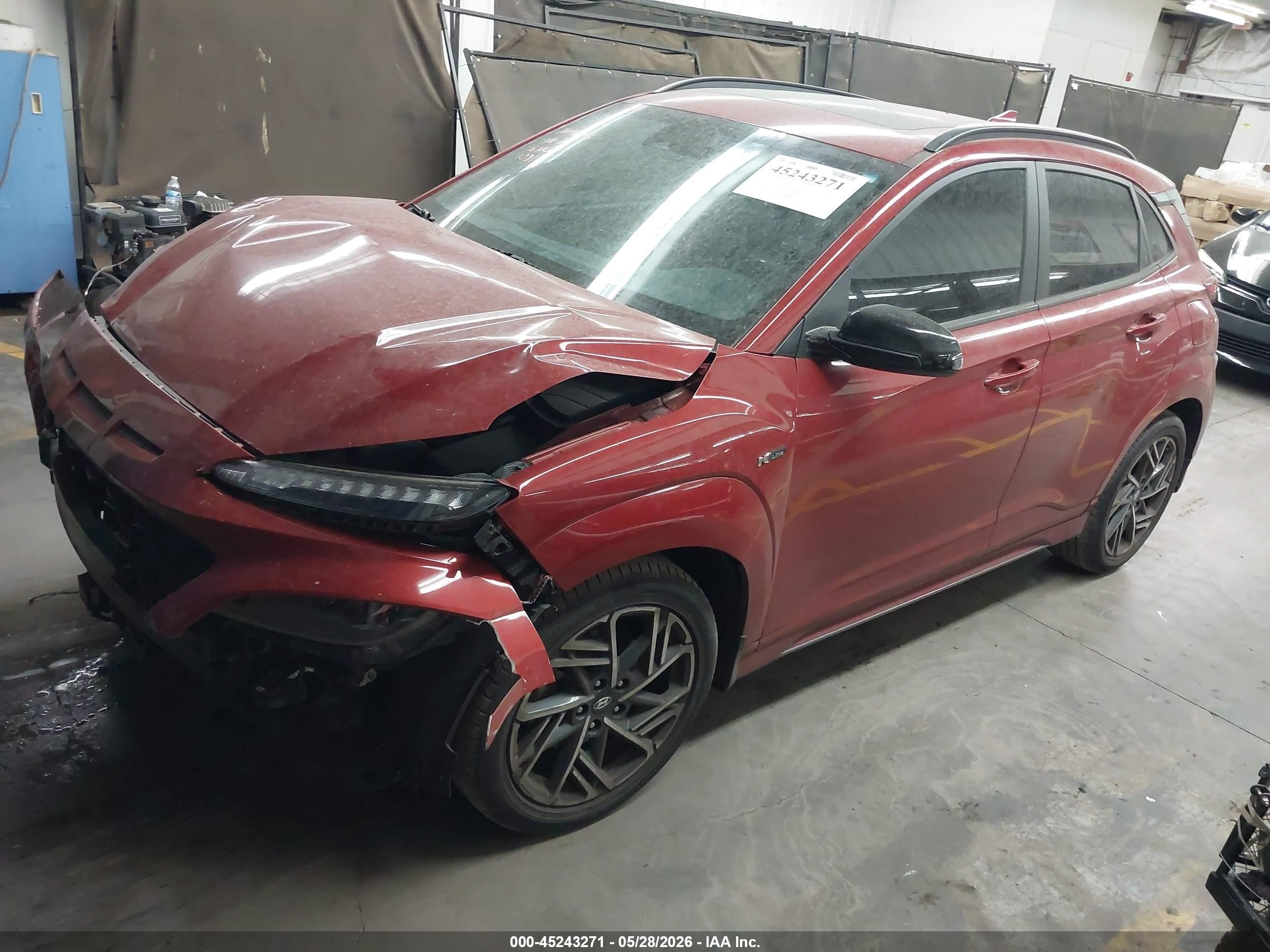 2022 Hyundai Kona N Line Red vin: KM8K33A32NU911081