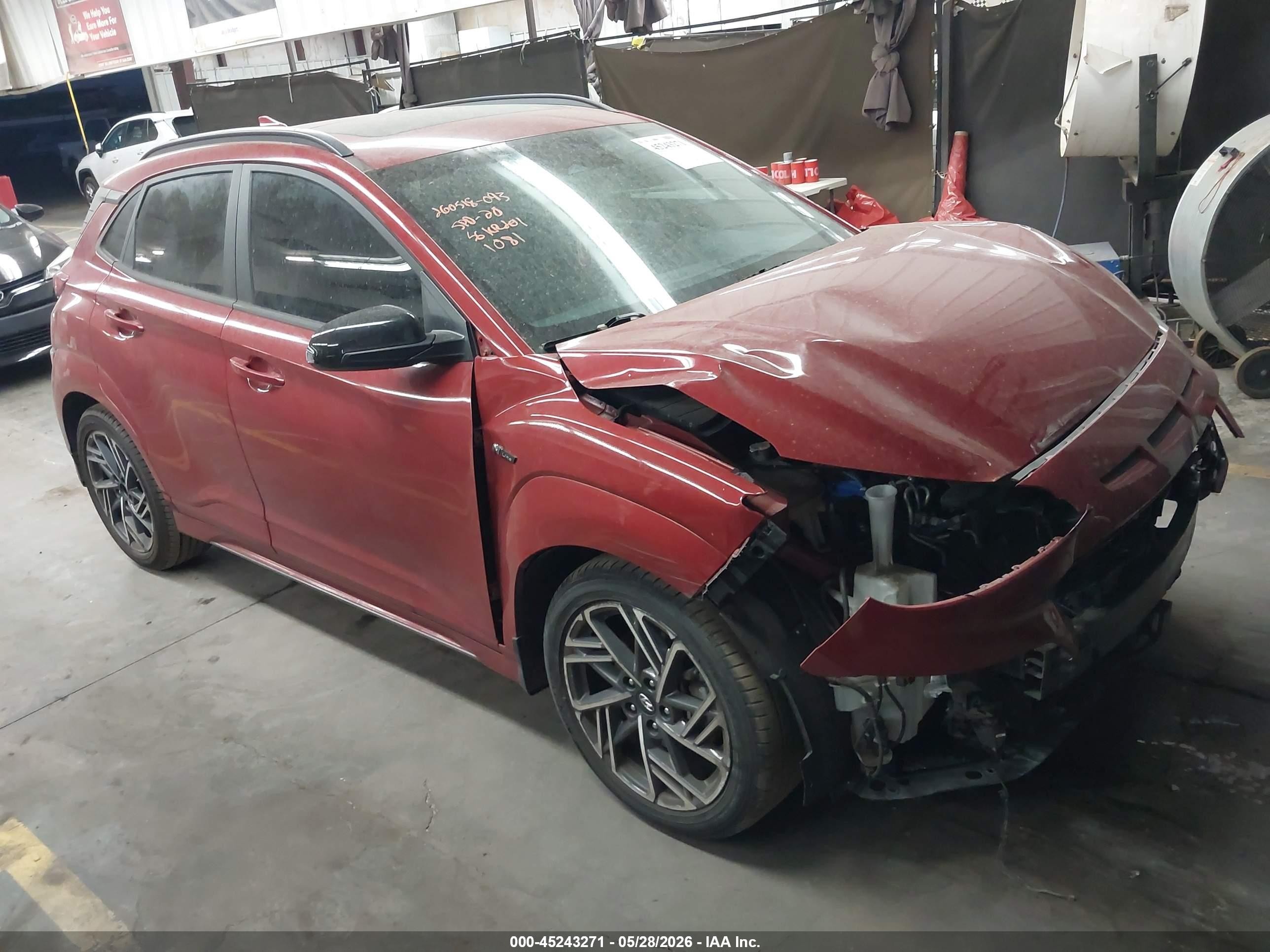 2022 Hyundai Kona N Line Red vin: KM8K33A32NU911081