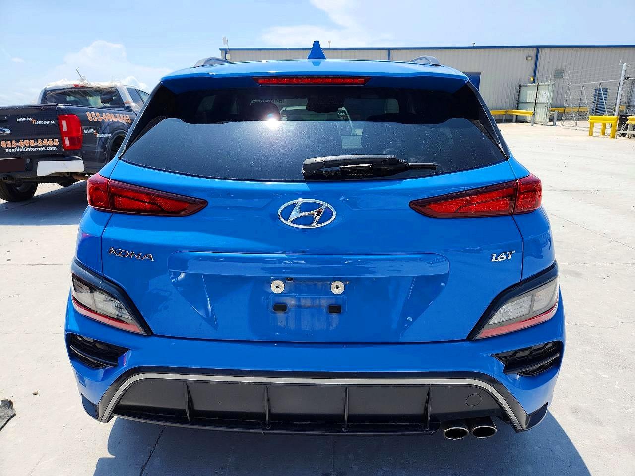 2022 Hyundai Kona N Line Blue vin: KM8K33A38NU925504