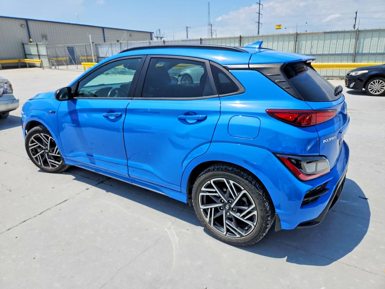 2022 Hyundai Kona N Line Blue vin: KM8K33A38NU925504