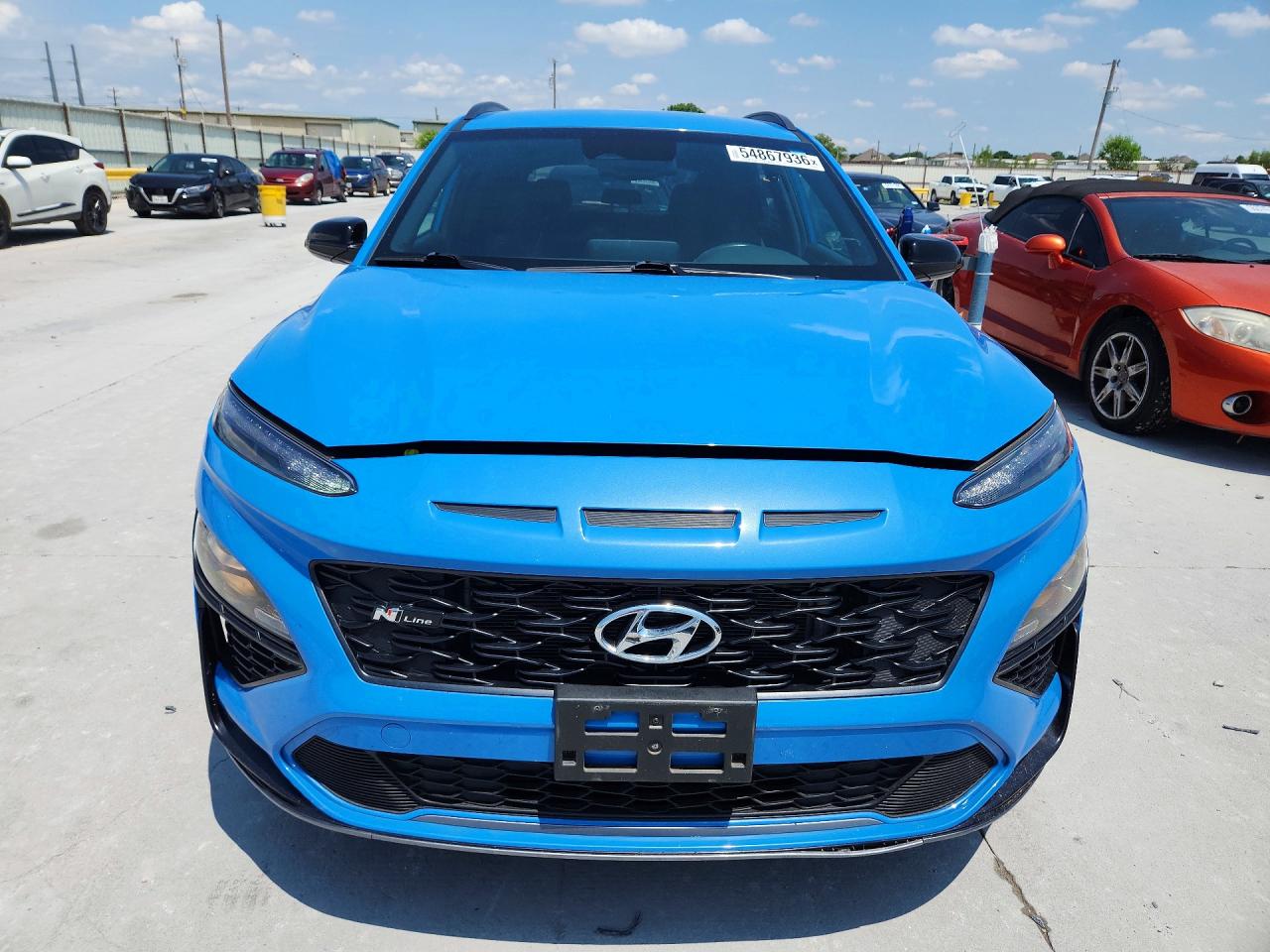 2022 Hyundai Kona N Line Blue vin: KM8K33A38NU925504