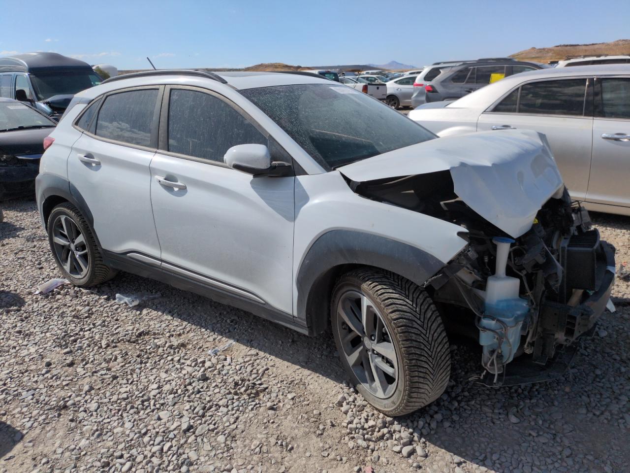 2018 Hyundai Kona Limited White vin: KM8K33A51JU080250
