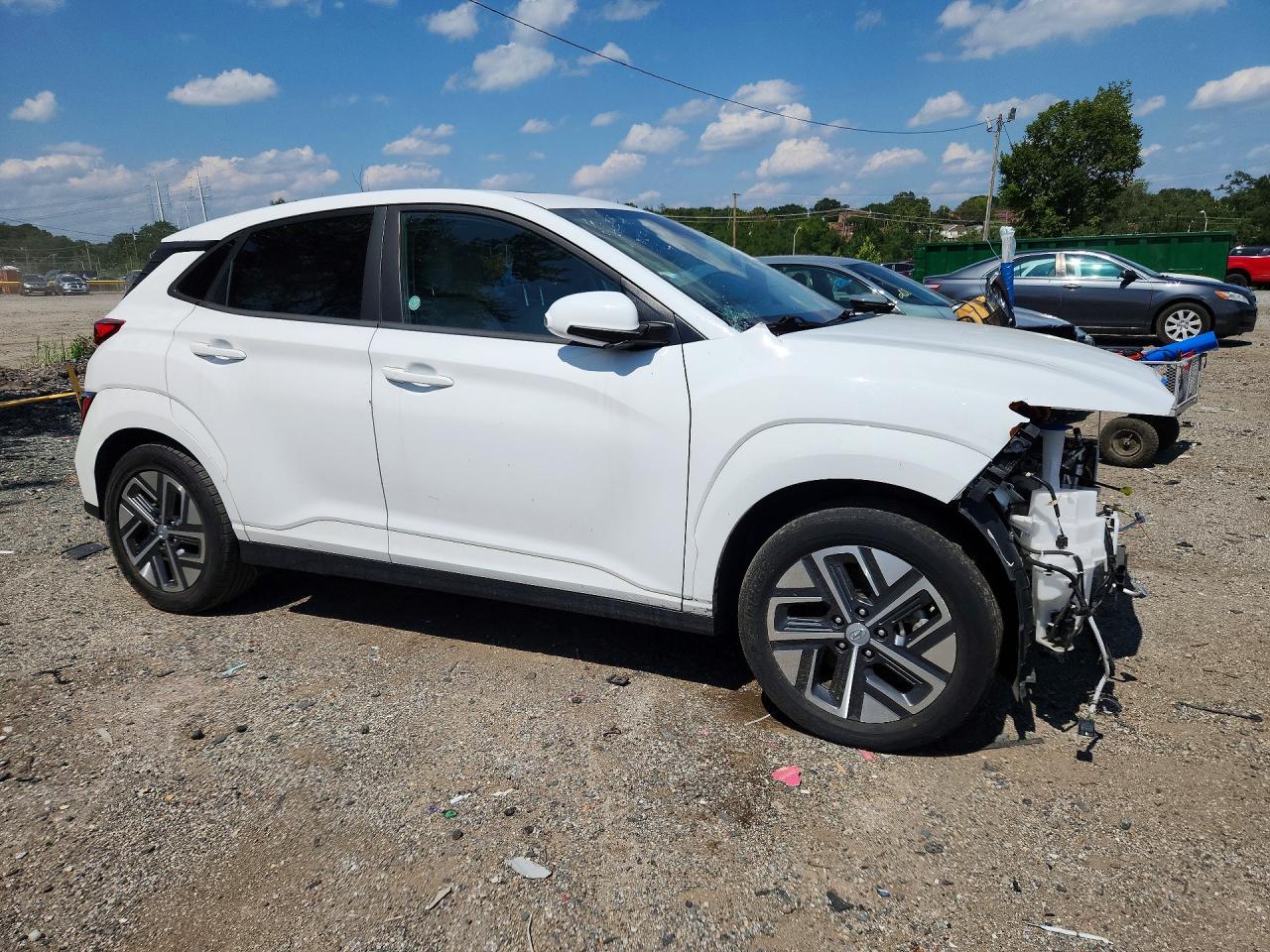 2023 Hyundai Kona Sel Белый vin: KM8K33AG0PU183153