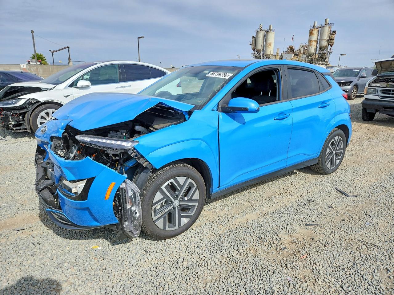 2022 Hyundai Kona Sel Blue vin: KM8K33AG8NU156148