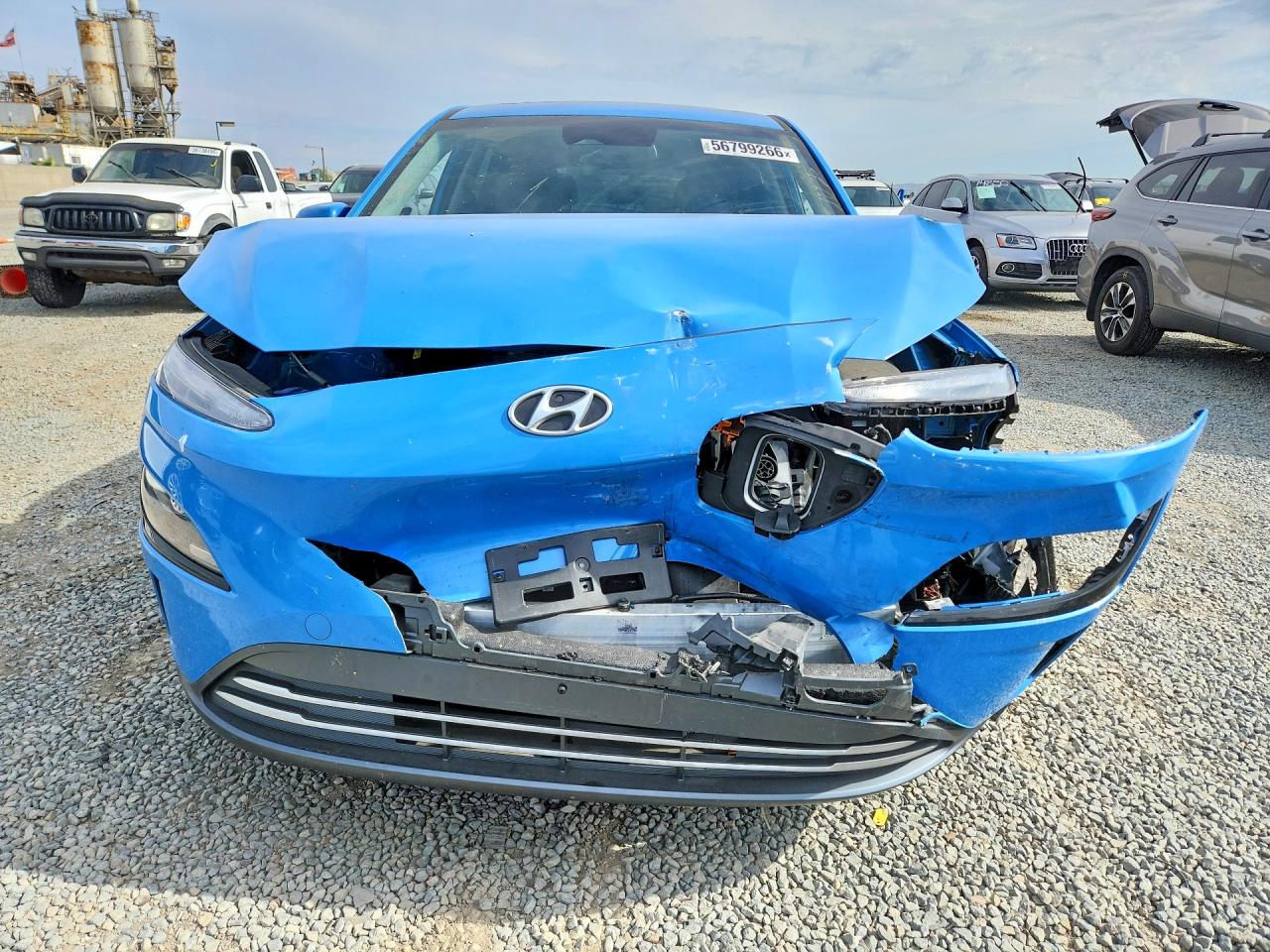 2022 Hyundai Kona Sel Blue vin: KM8K33AG8NU156148