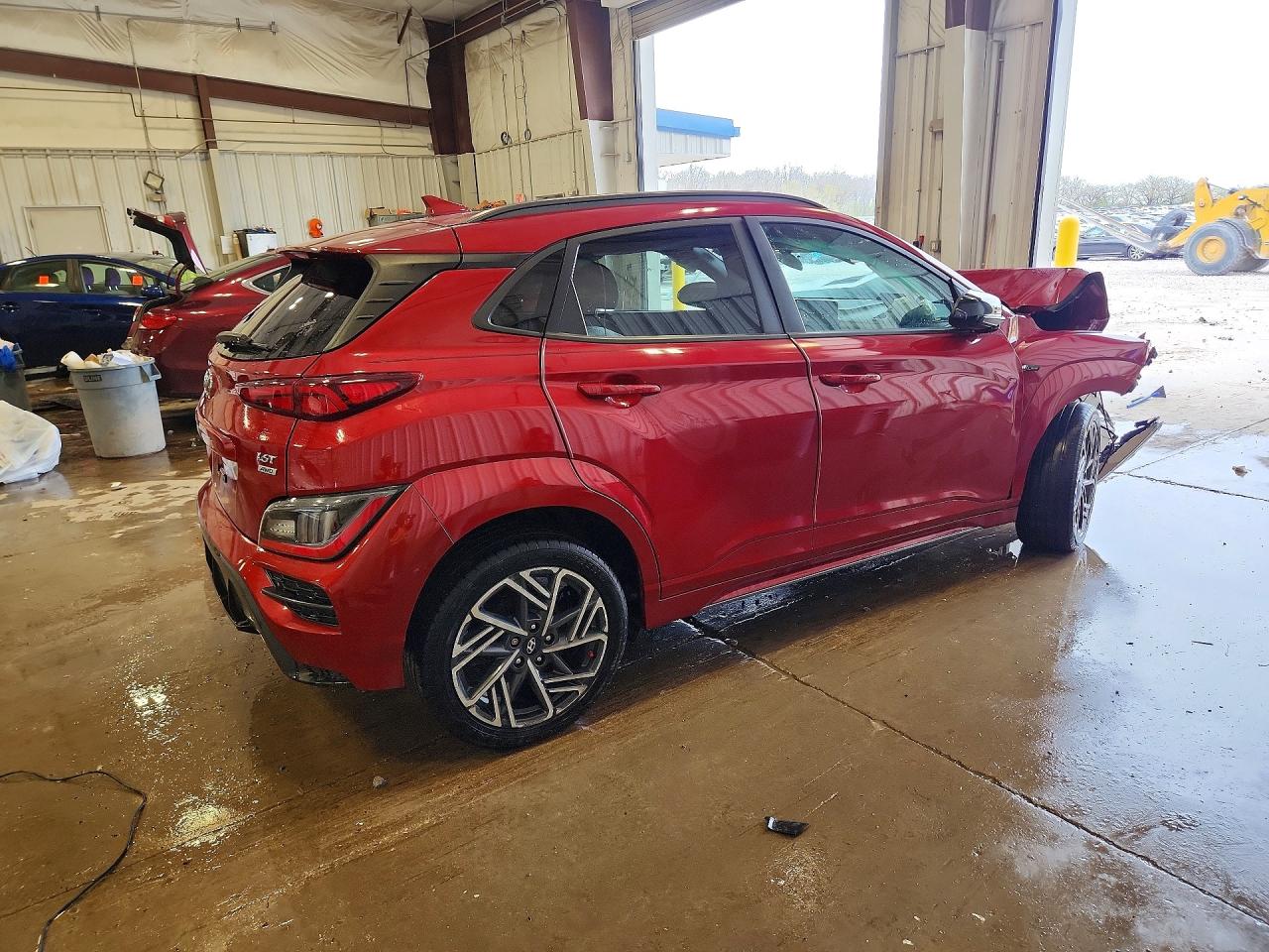2022 Hyundai Kona N Line Красный vin: KM8K3CA30NU807334