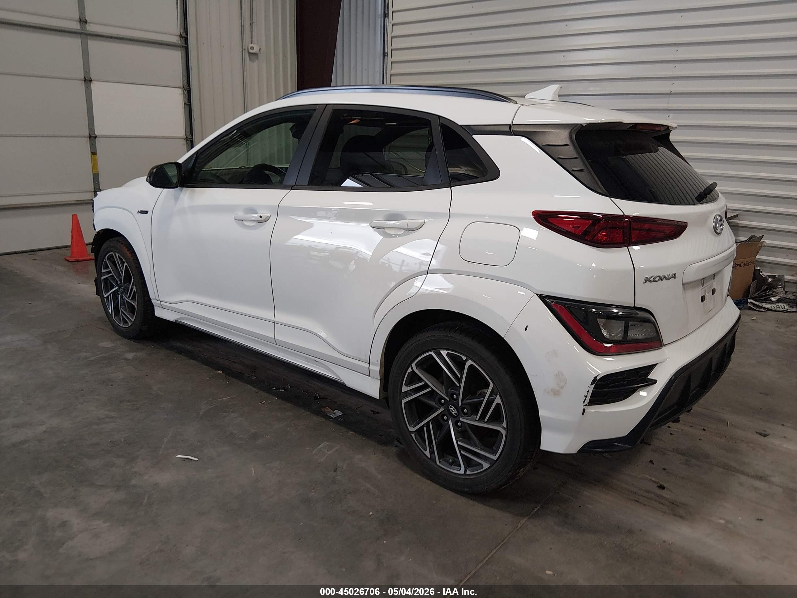 2022 Hyundai Kona N Line White vin: KM8K3CA33NU858472