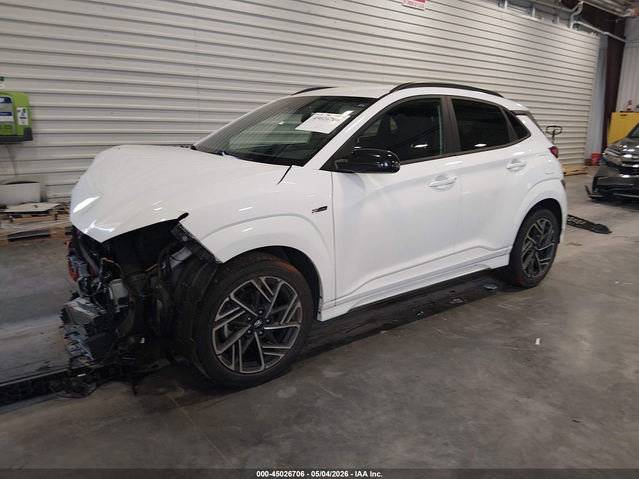 2022 Hyundai Kona N Line White vin: KM8K3CA33NU858472