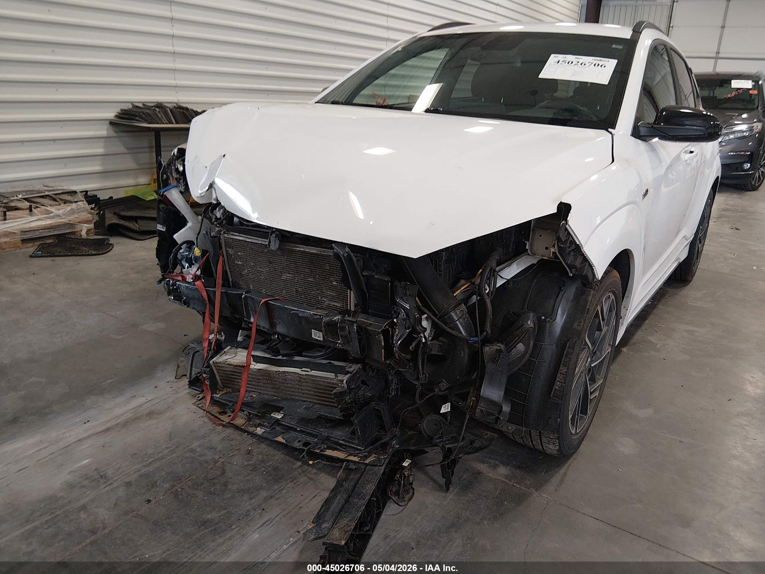2022 Hyundai Kona N Line White vin: KM8K3CA33NU858472