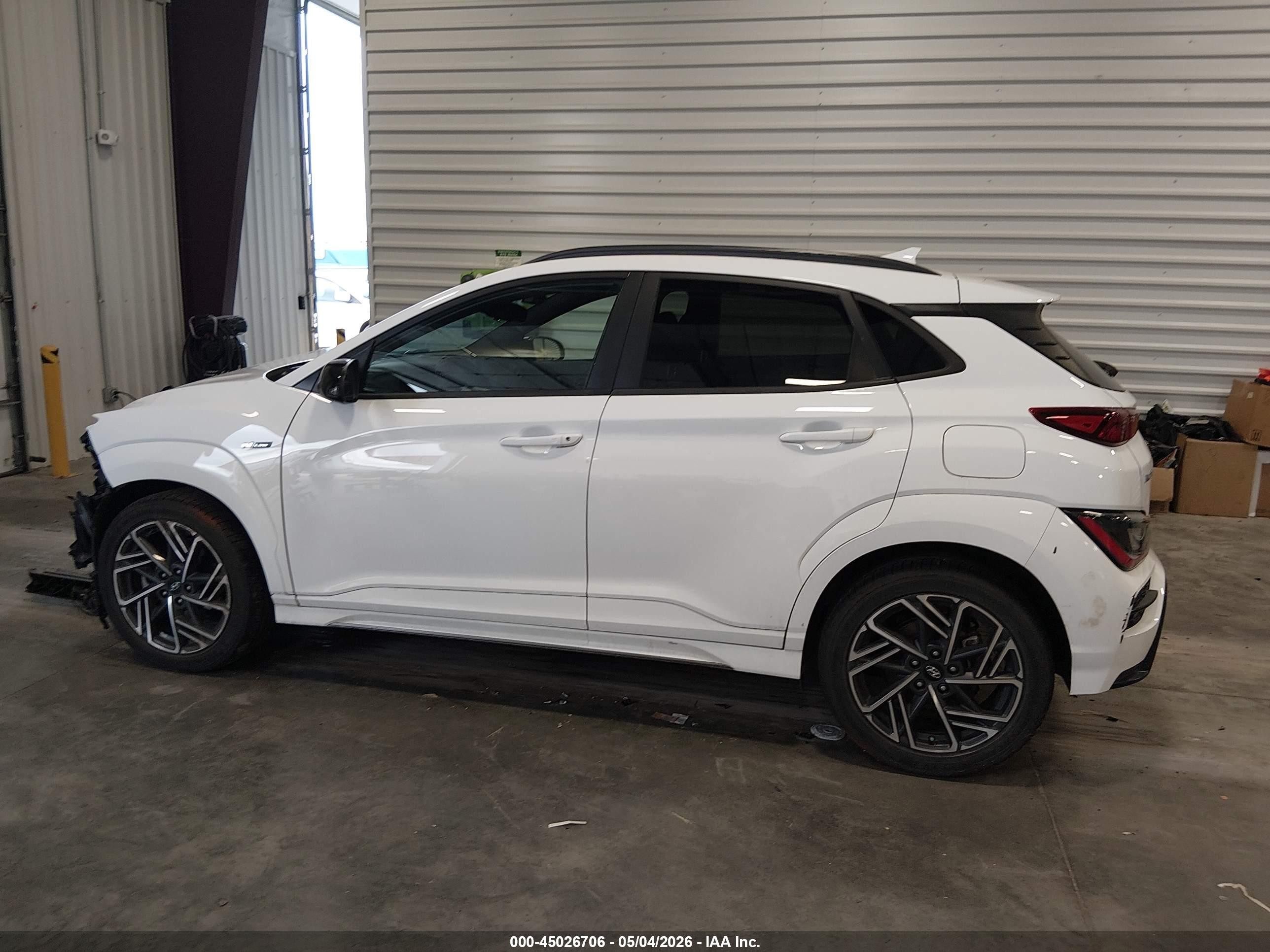 2022 Hyundai Kona N Line White vin: KM8K3CA33NU858472