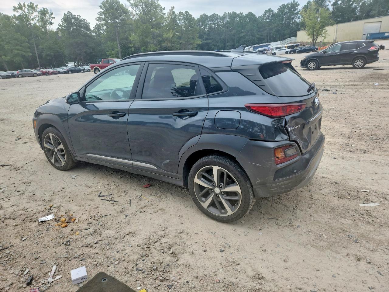 2020 Hyundai Kona Limited Gray vin: KM8K3CA50LU444211