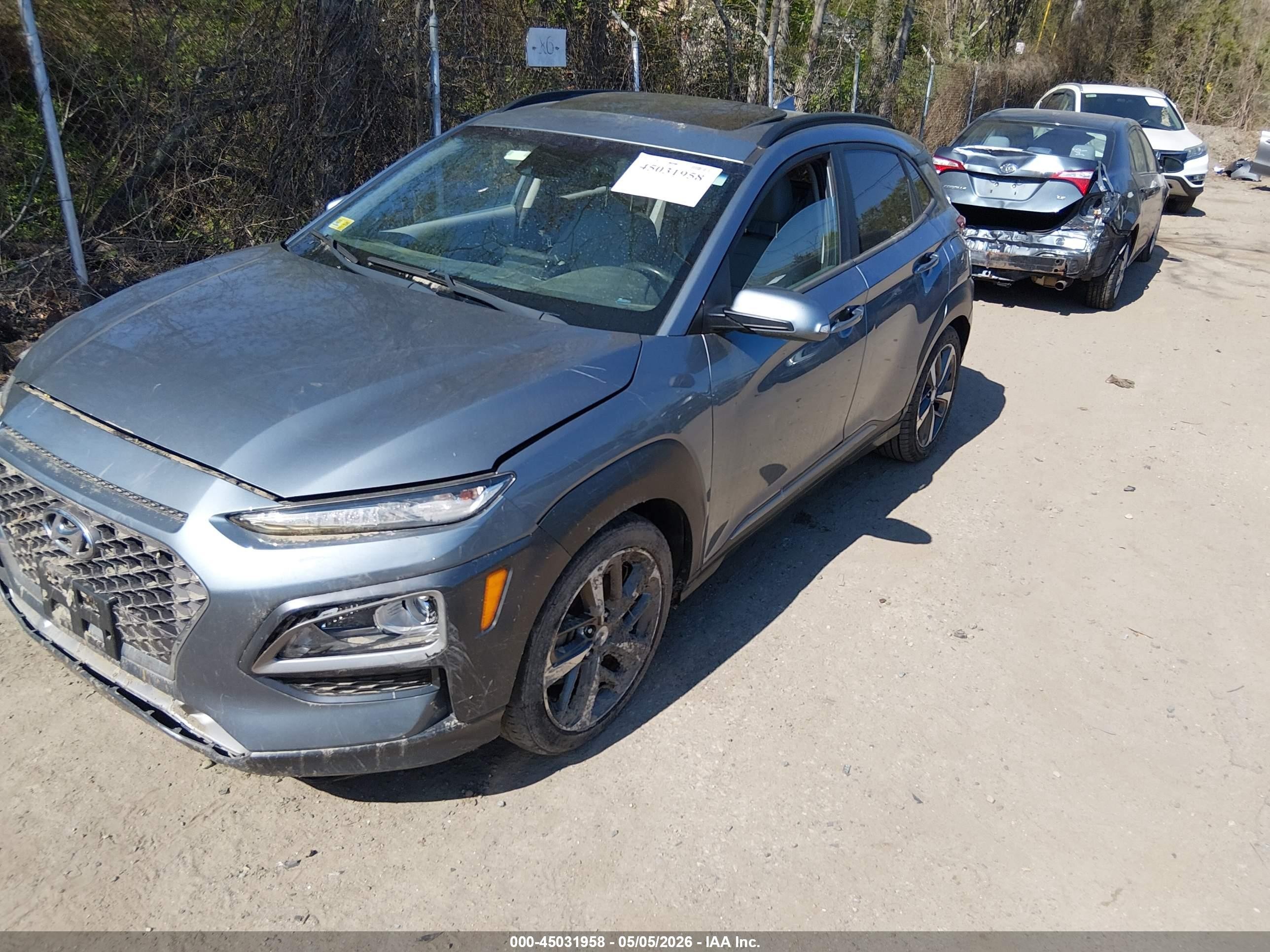 2020 Hyundai Kona Limited Blue vin: KM8K3CA50LU466631
