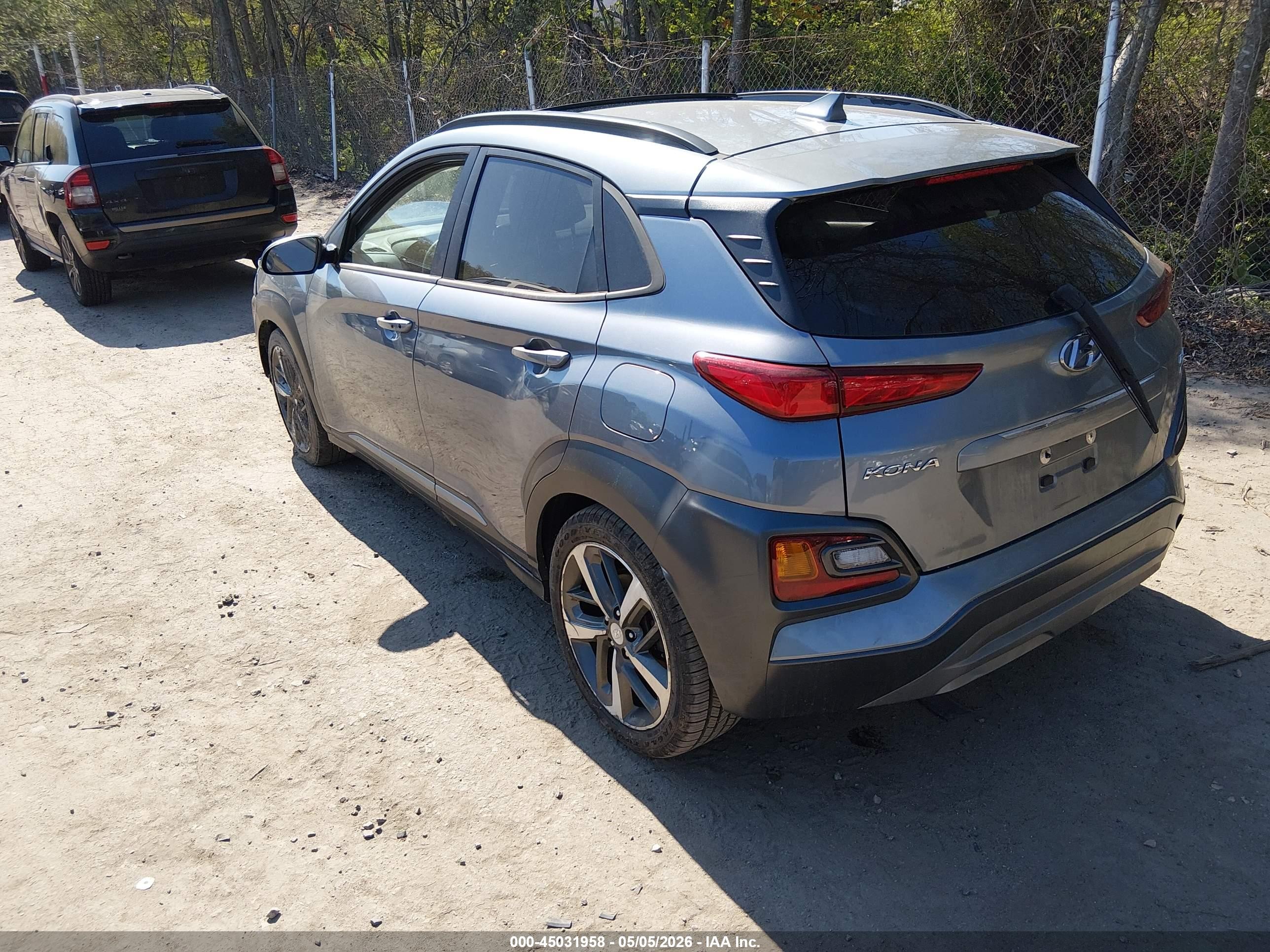 2020 Hyundai Kona Limited Blue vin: KM8K3CA50LU466631