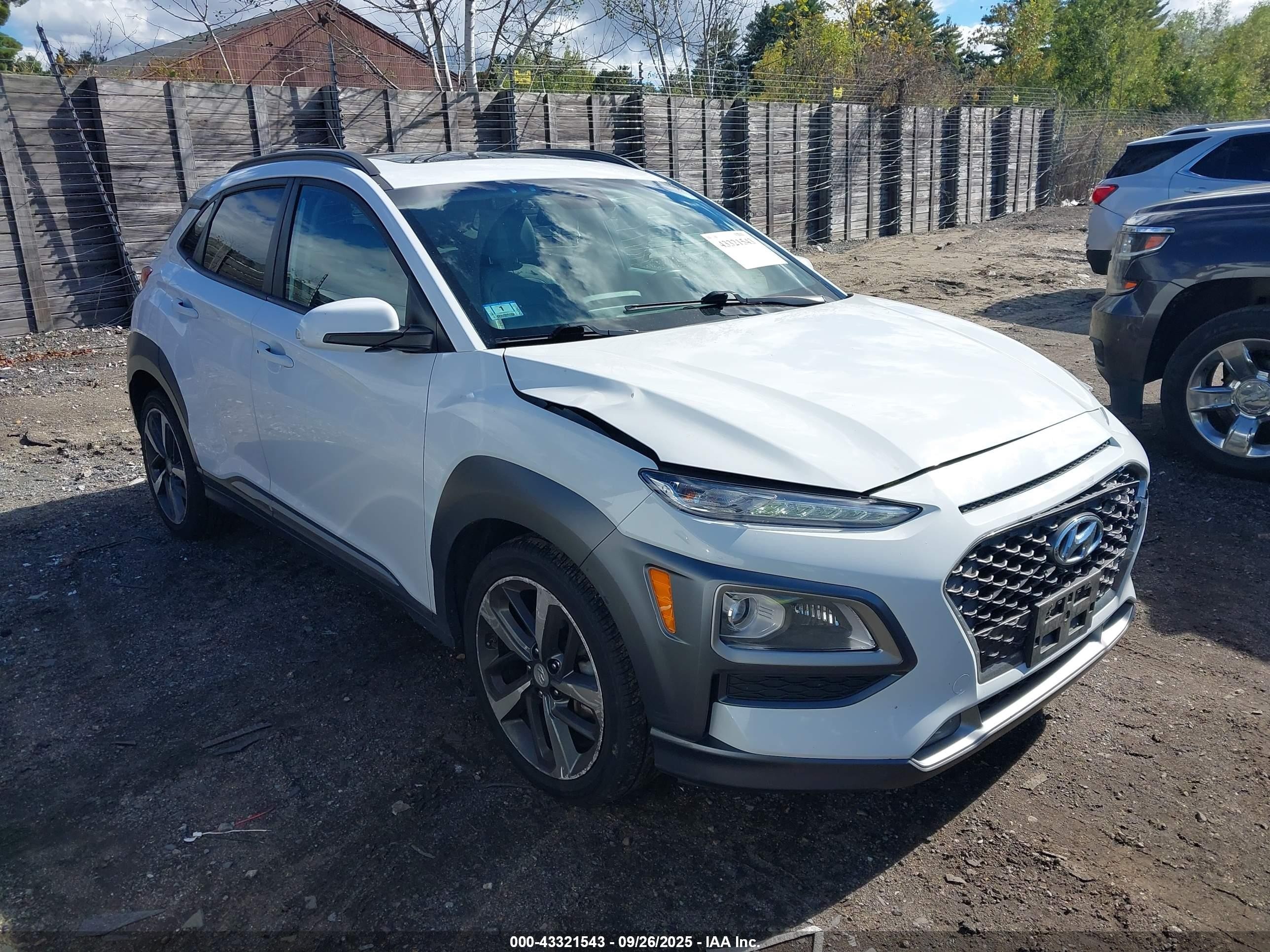 2018 Hyundai Kona Limited Белый vin: KM8K3CA56JU102713