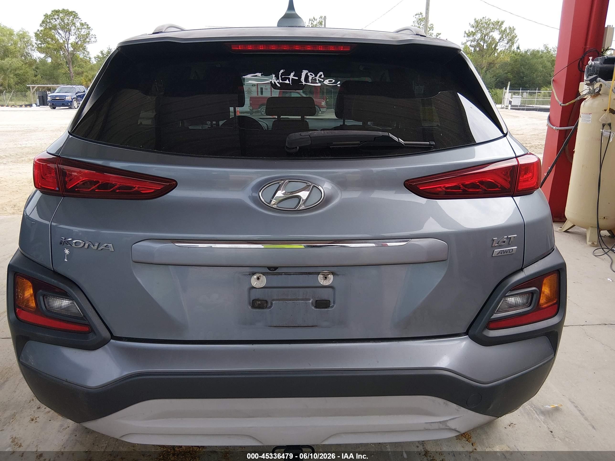 2018 Hyundai Kona Limited Light Blue vin: KM8K3CA56JU143259
