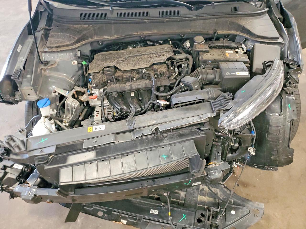 2023 Hyundai Kona Sel Gray vin: KM8K3CABXPU050792