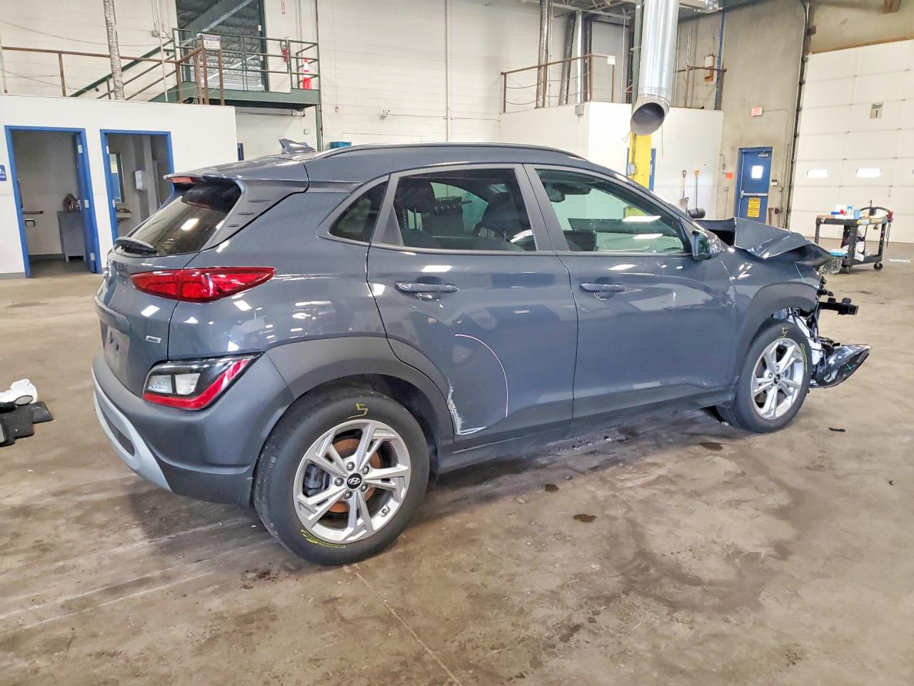 2023 Hyundai Kona Sel Gray vin: KM8K3CABXPU050792