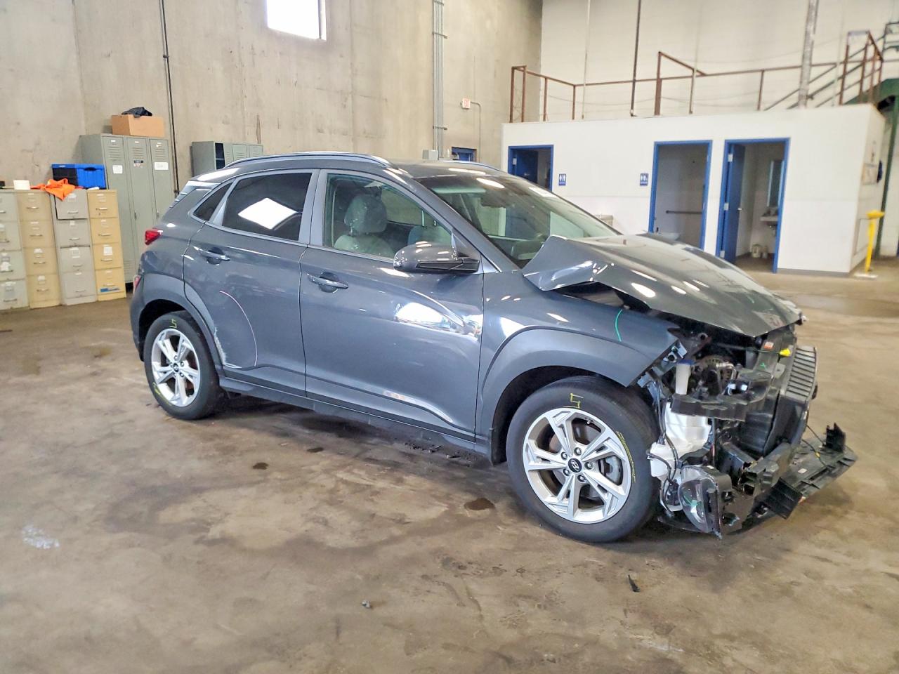 2023 Hyundai Kona Sel Gray vin: KM8K3CABXPU050792