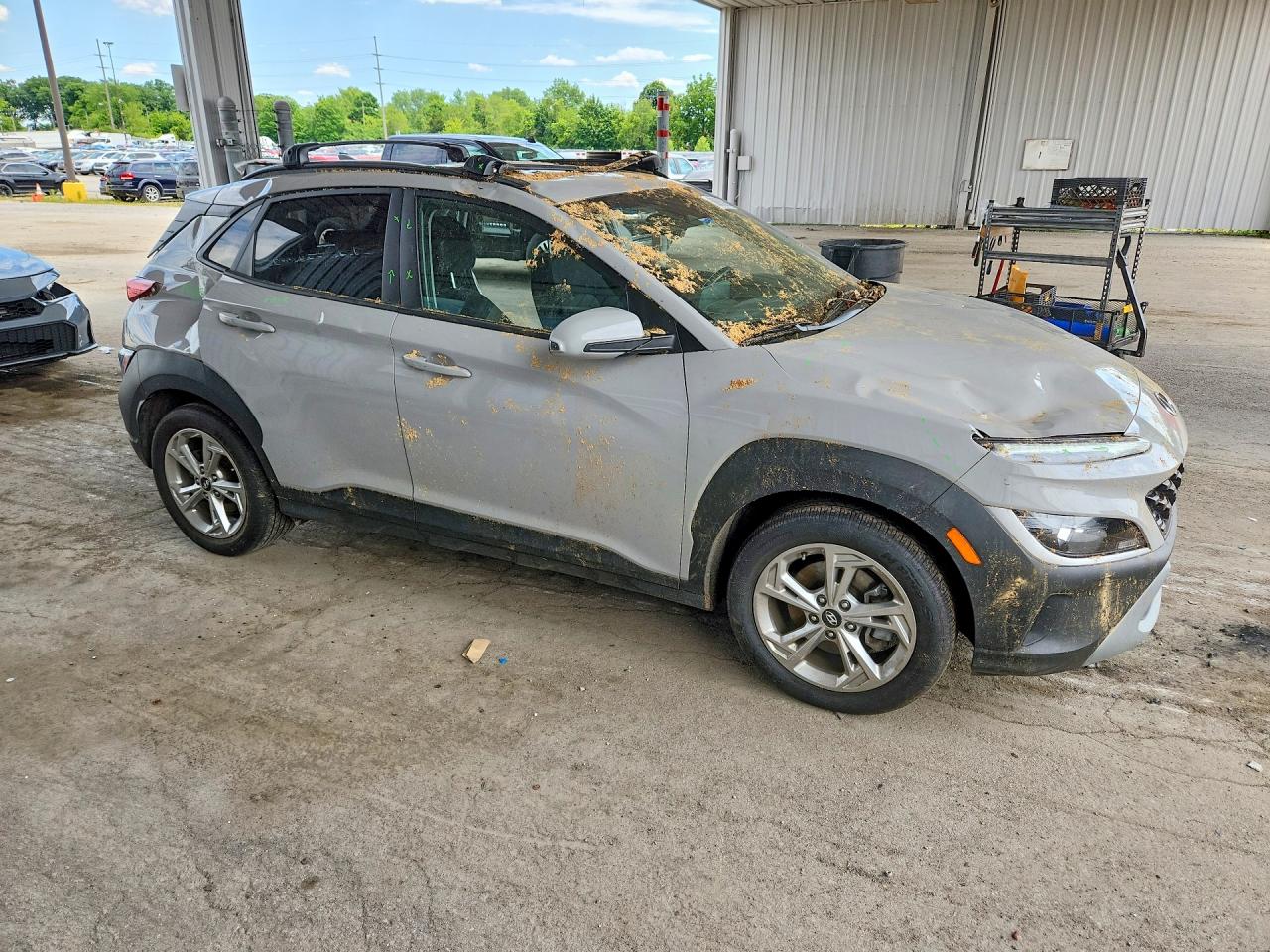 2023 Hyundai Kona Sel Gray vin: KM8K3CABXPU935526