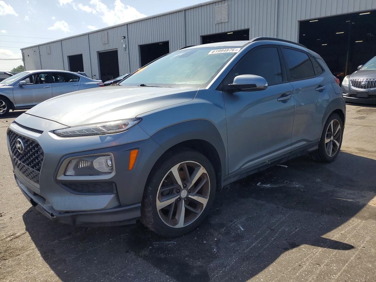 2019 Hyundai Kona Ultimate Silver vin: KM8K53A50KU250495