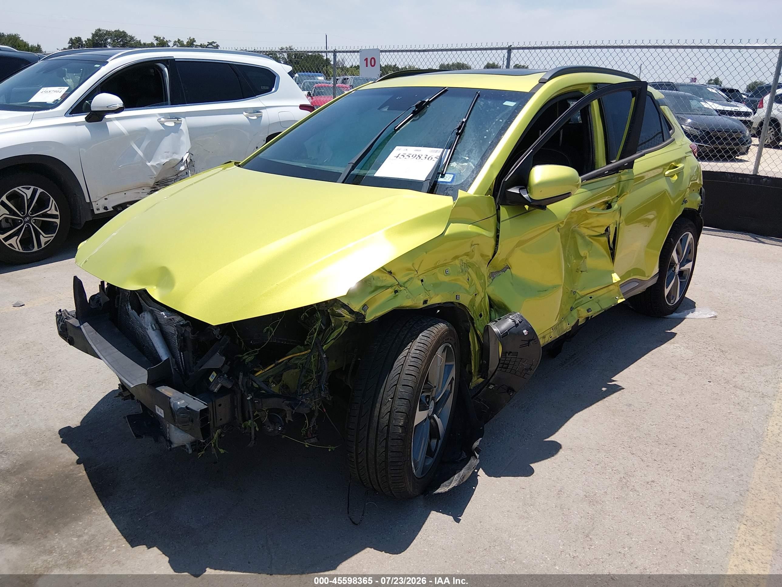 2020 Hyundai Kona Ultimate Зеленый vin: KM8K53A51LU504104