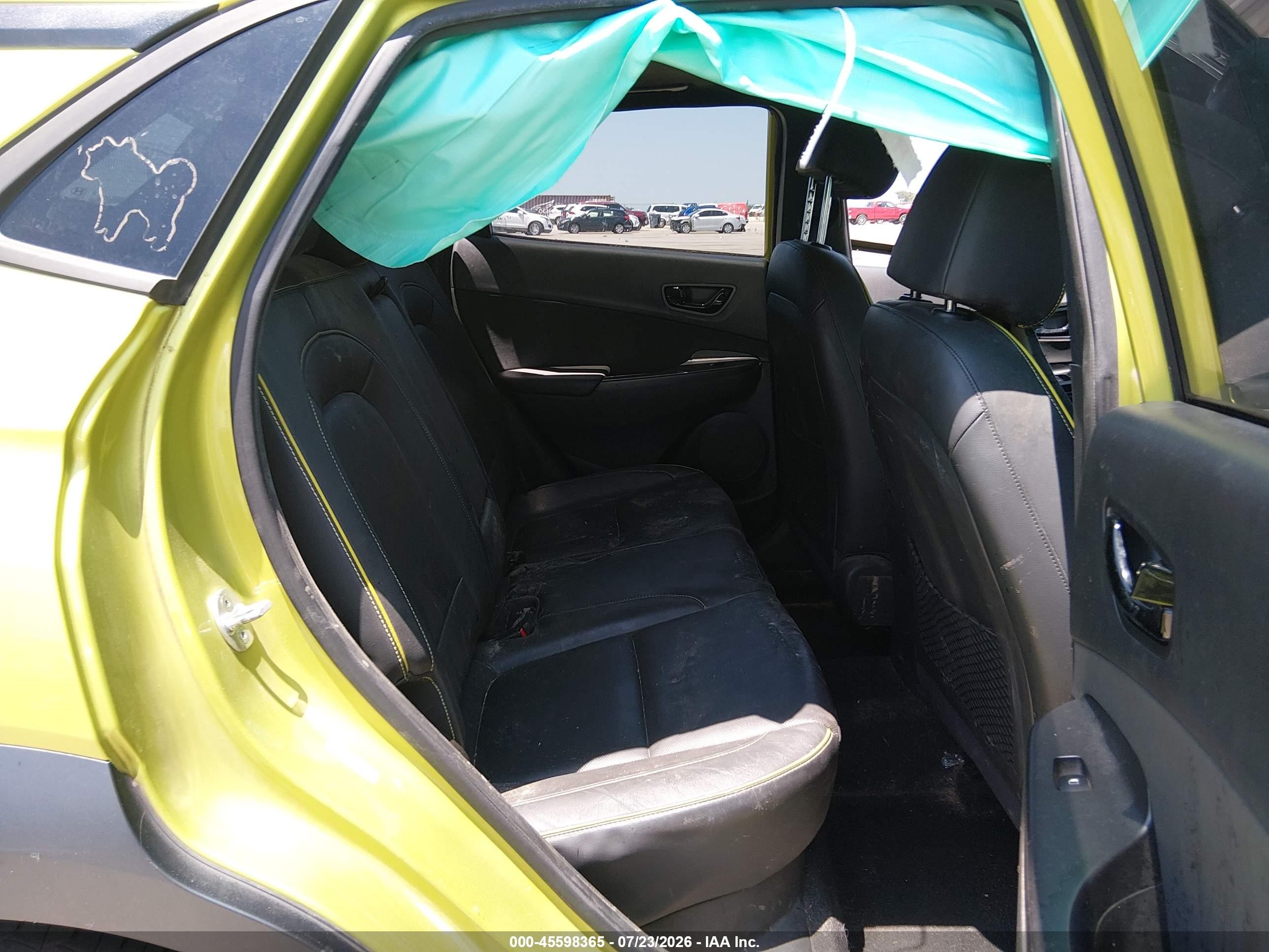 2020 Hyundai Kona Ultimate Зеленый vin: KM8K53A51LU504104
