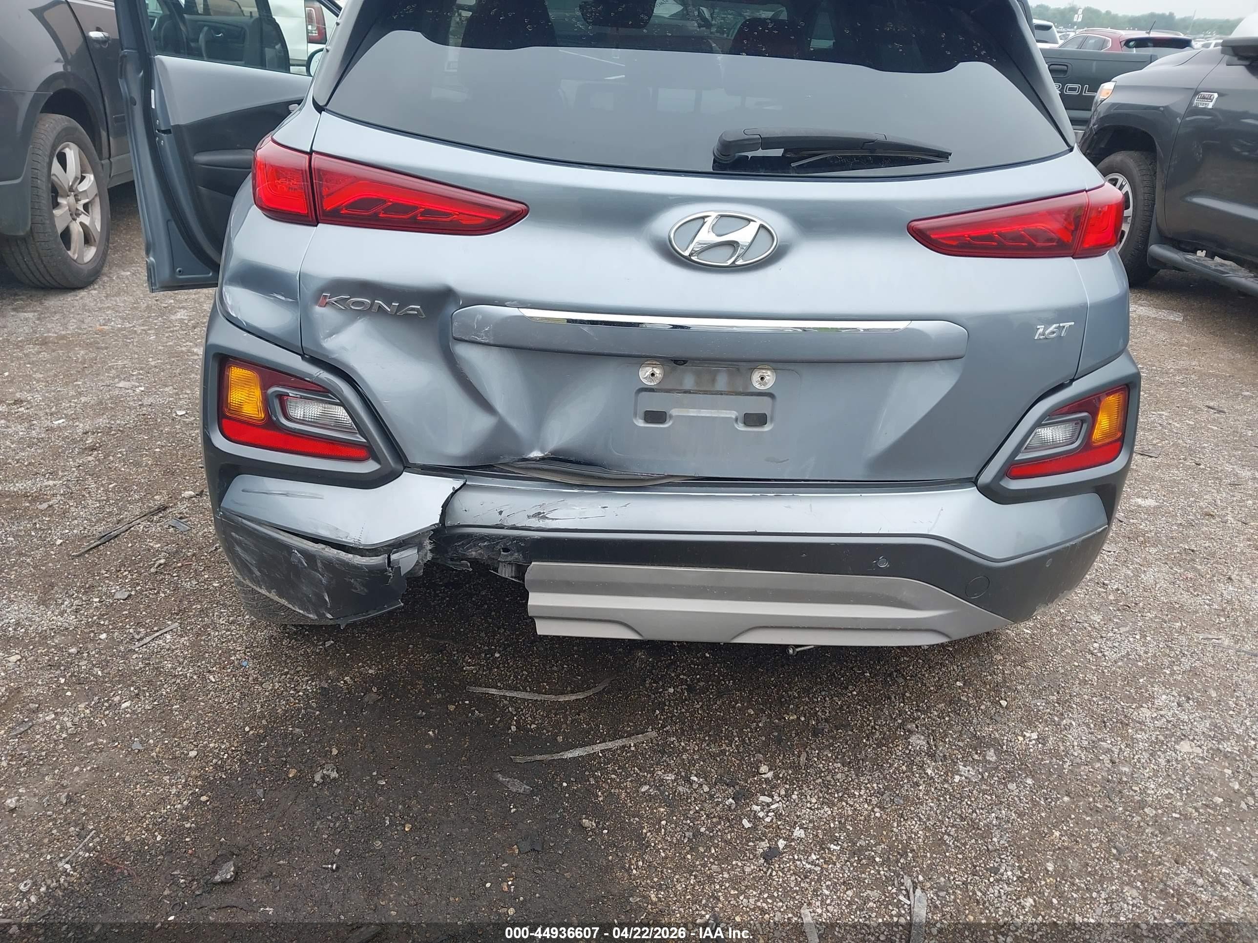 2019 Hyundai Kona Ultimate Синий vin: KM8K53A5XKU360843