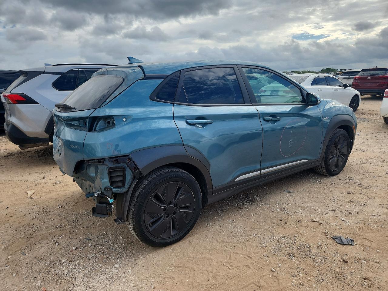 2020 Hyundai Kona Ultimate Бирюзовый vin: KM8K53AG3LU078689