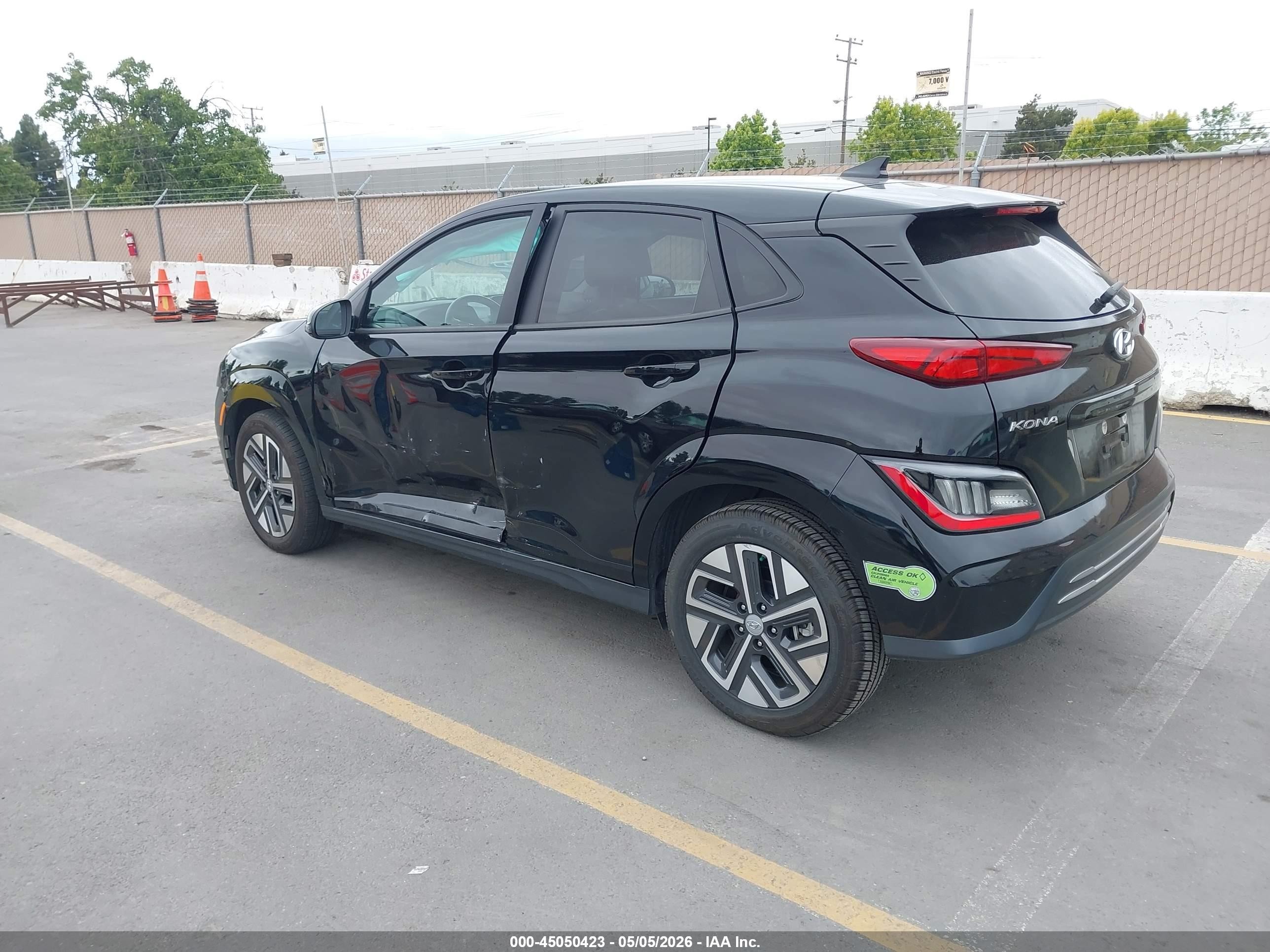 2023 Hyundai Kona Electric Limited Черный vin: KM8K53AG7PU170684