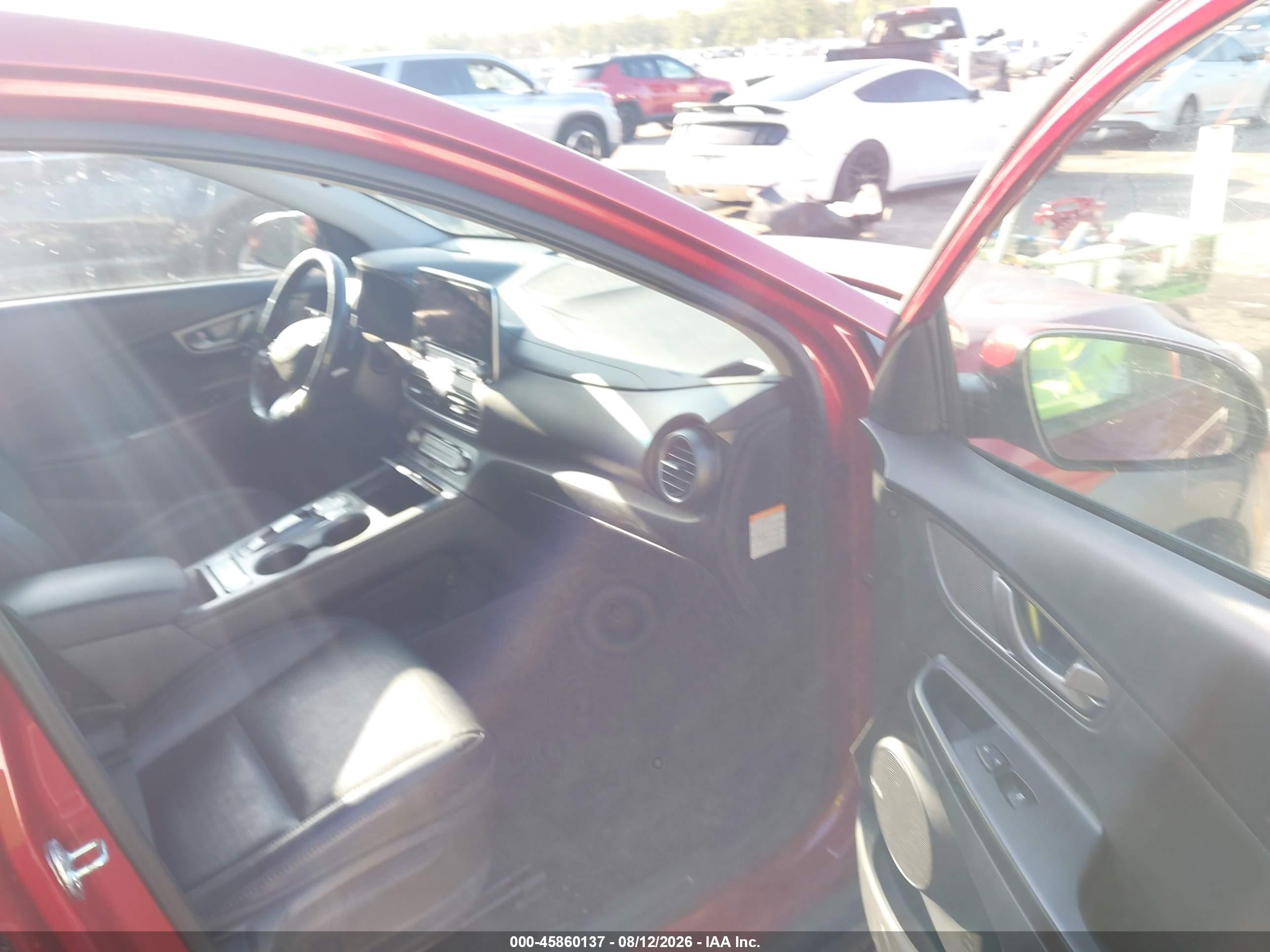 2021 Hyundai Kona Electric Ultimate Red vin: KM8K53AGXMU127596