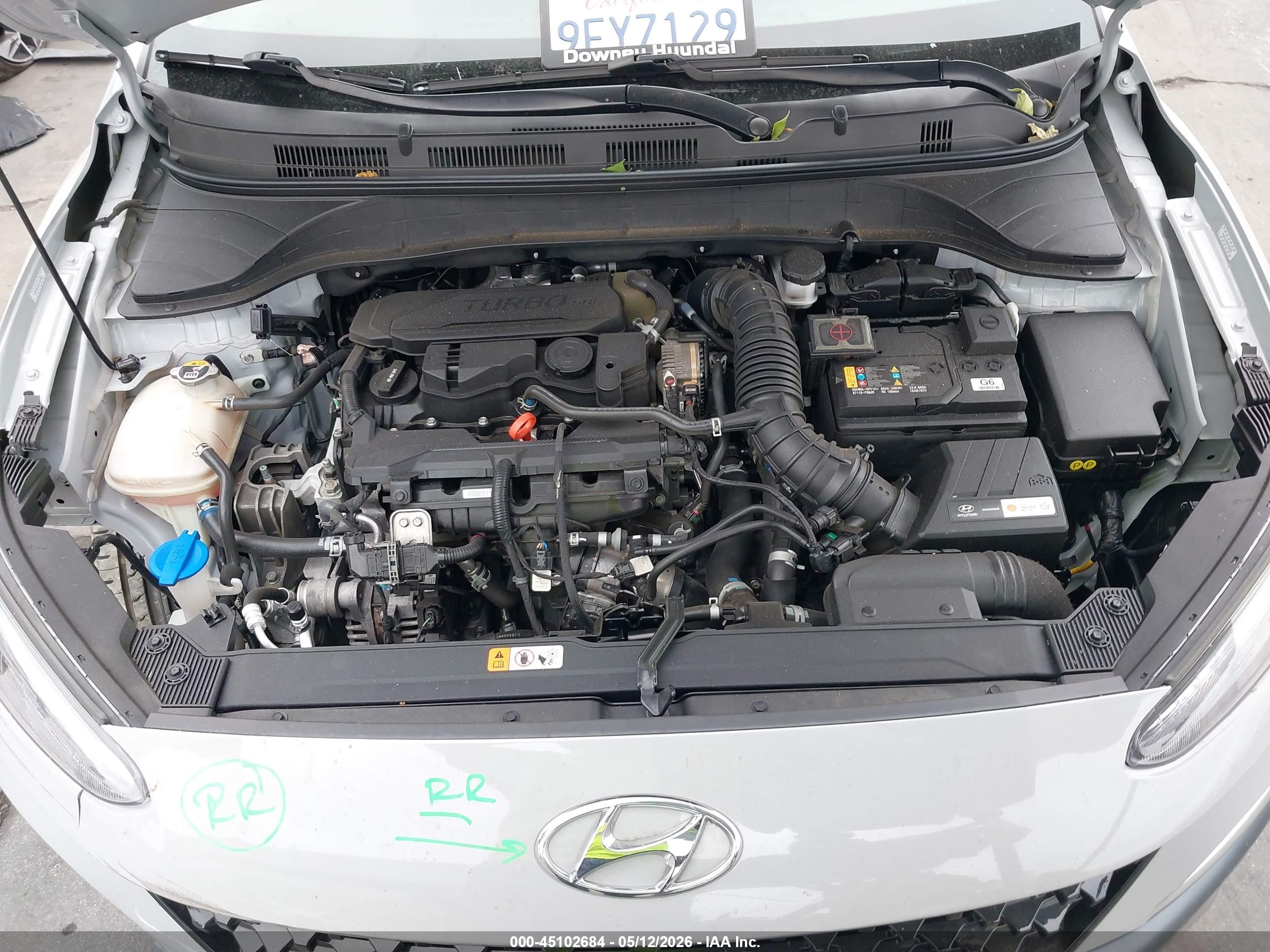 2023 Hyundai Kona Limited Серый vin: KM8K5CA30PU982034