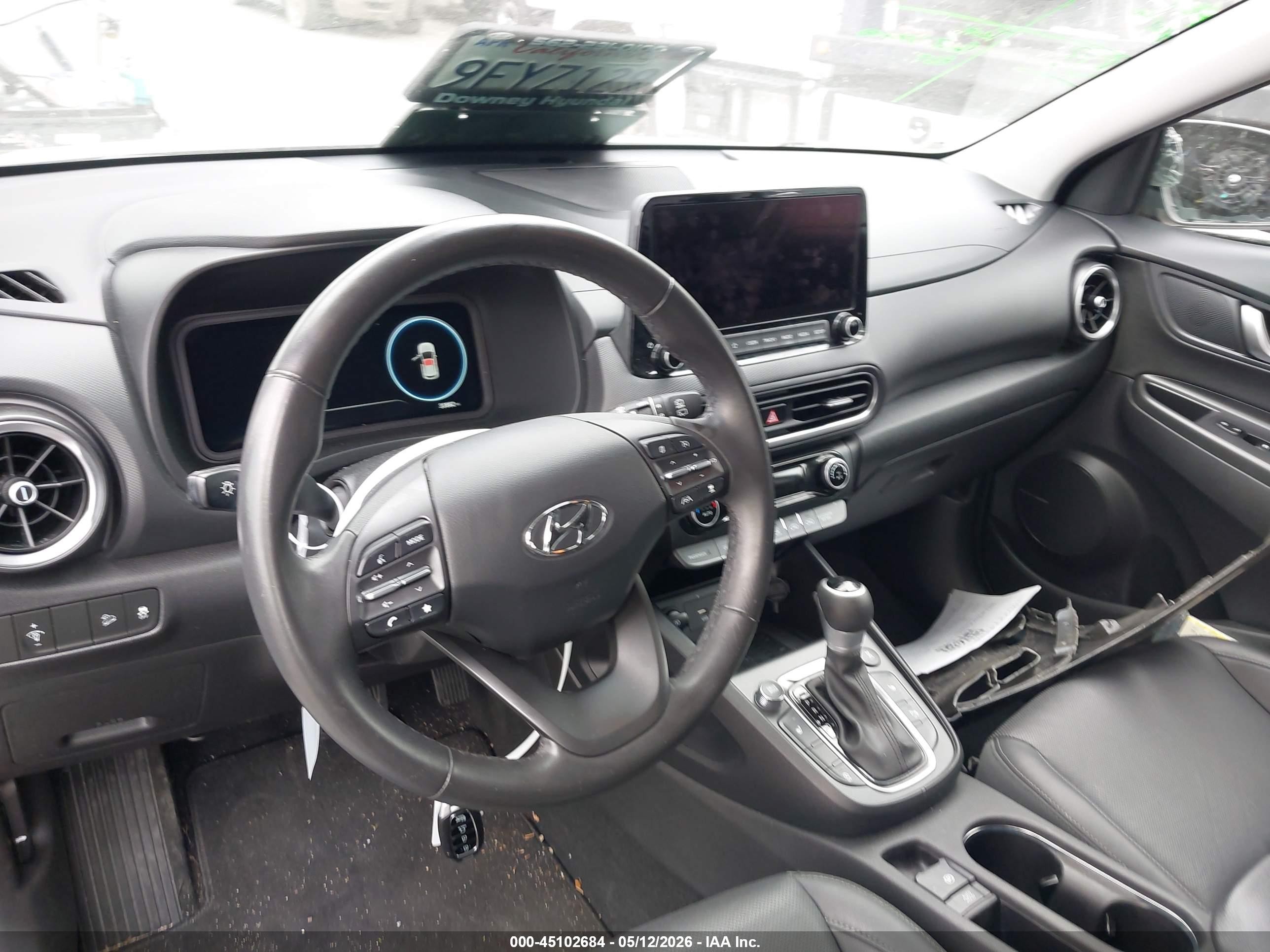 2023 Hyundai Kona Limited Серый vin: KM8K5CA30PU982034
